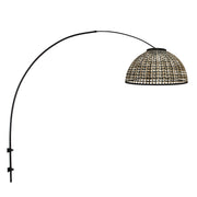 Nox Light 4407ZW – buet væglampe med halvrund lampeskærm 60 cm