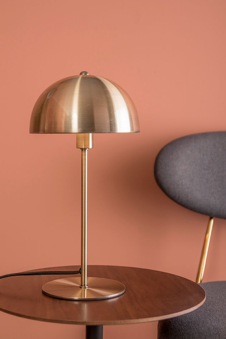 LEITMOTIV Table lamp Bonnet metal antique gold