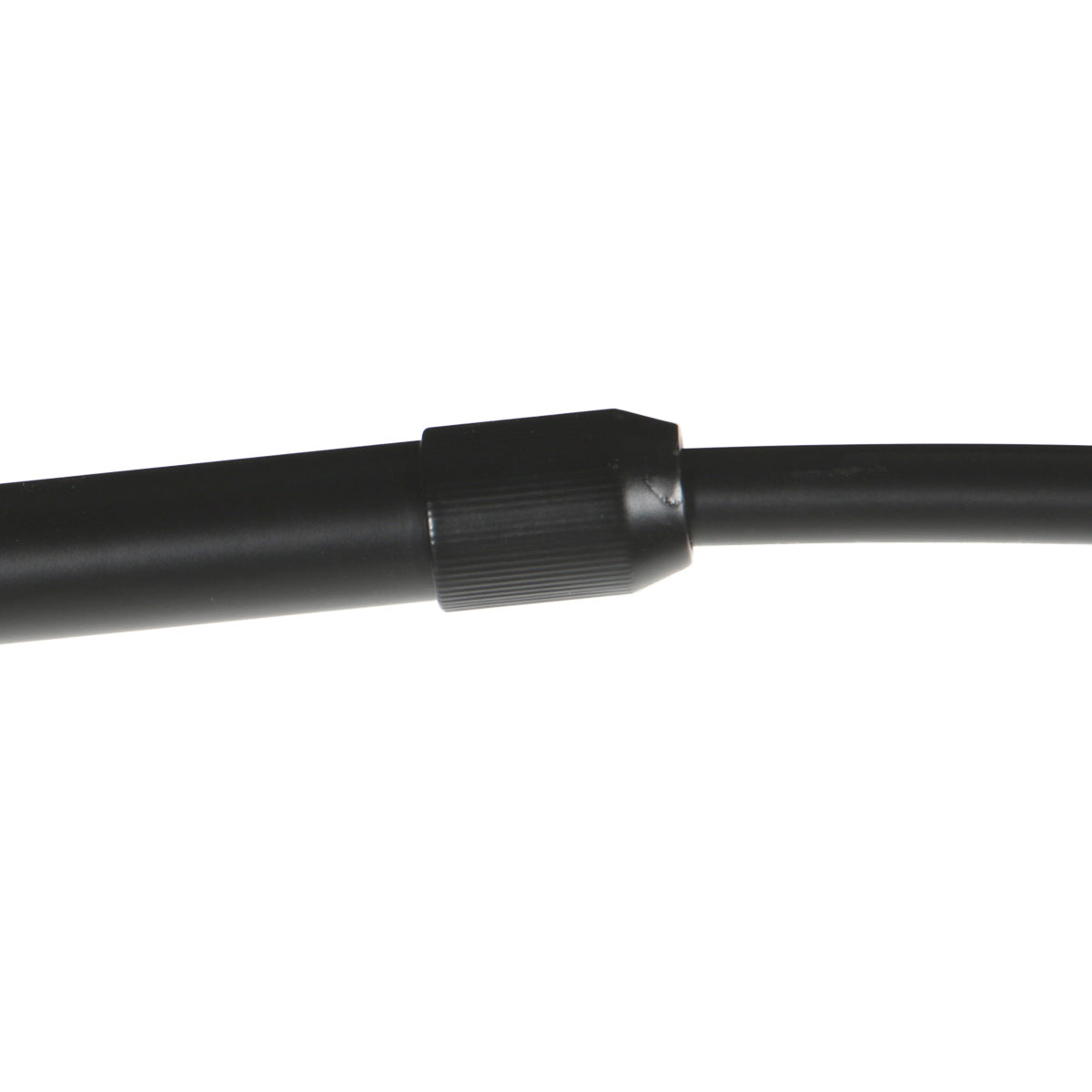 Gulvlampe Curve 4520ZW - sort buelampe med beige stofskærm