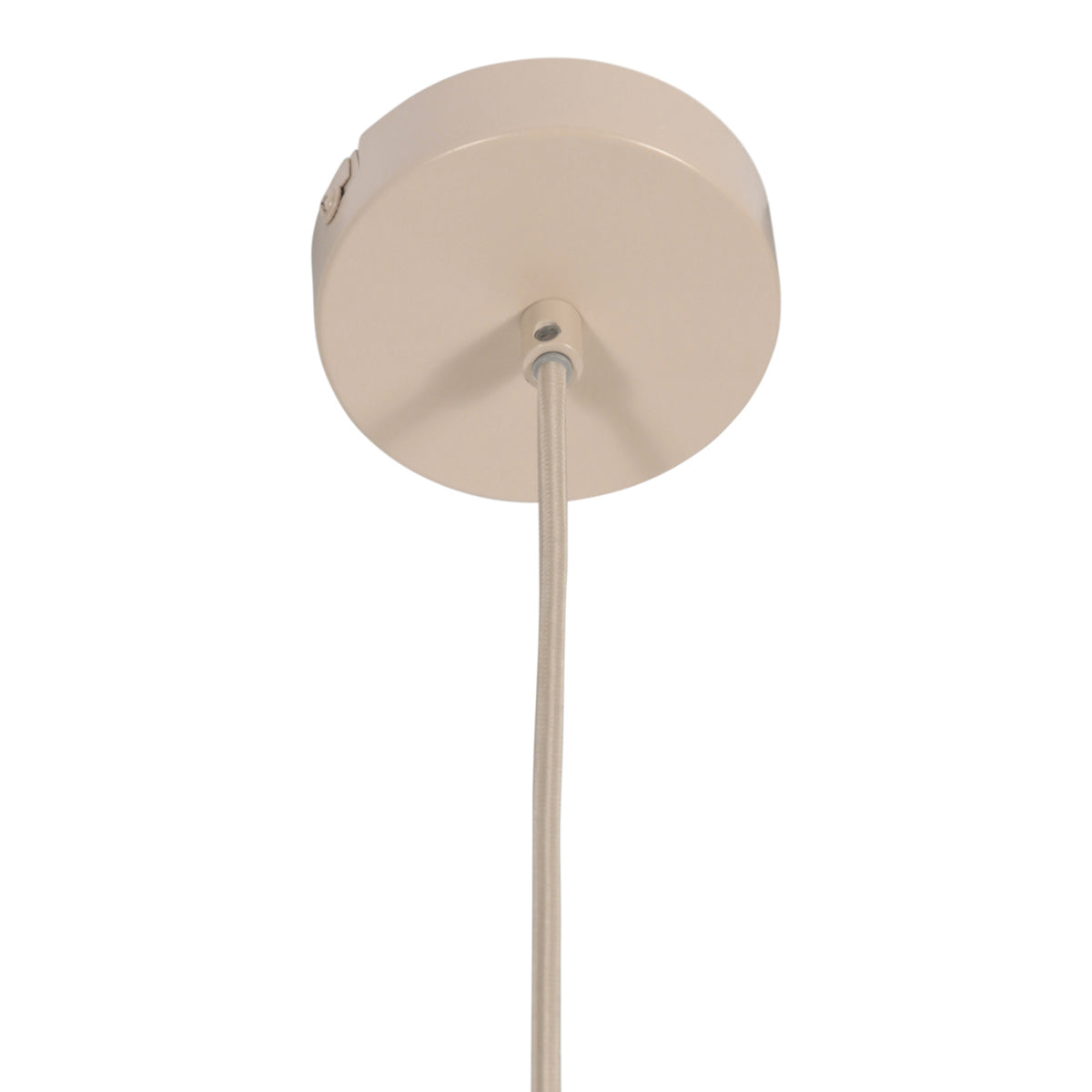 Travino 4598CR pendellampe – lin og travertin i naturlig stil