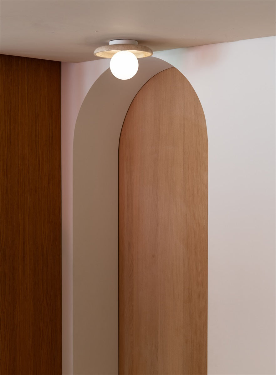 Tivoli dia.25cm disc, Hvid, loftlampe