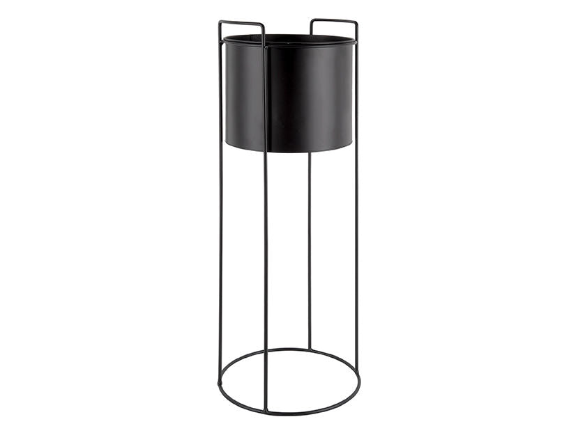 PT LIVING Plant pot set Essence round iron black