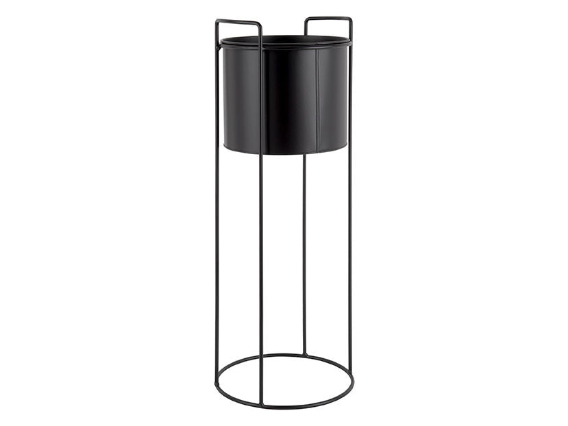 PT LIVING Plant pot set Essence round iron black