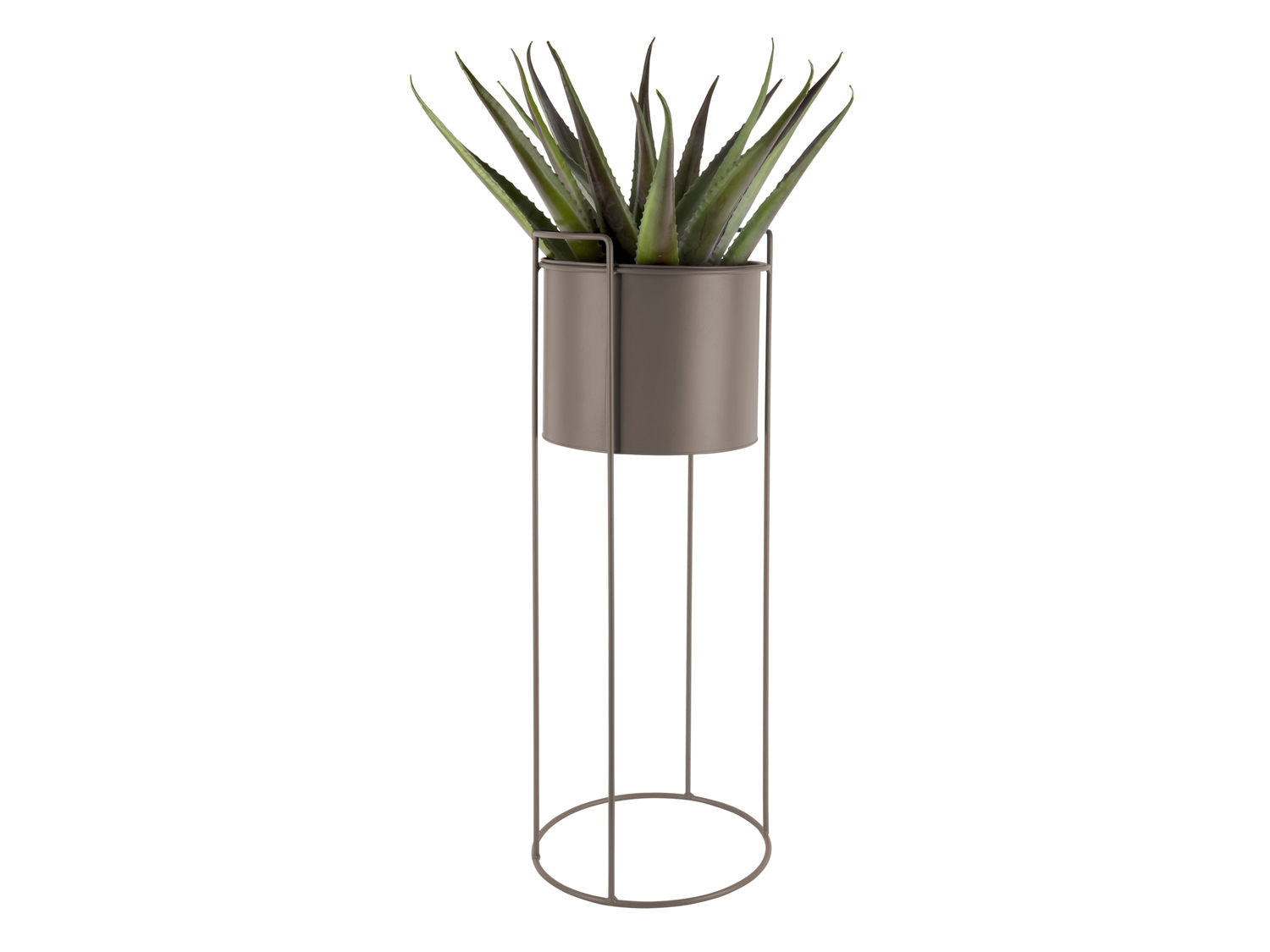 PT LIVING Plant pot set Essence round iron moss green