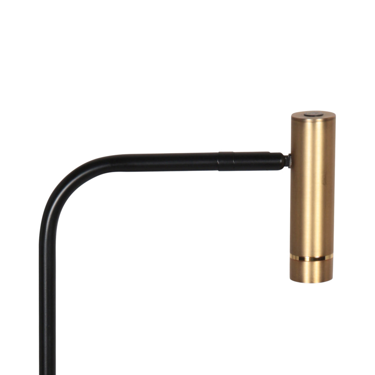 Bordlampe Lumo 4606BR - stilfuld læselampe i bronze med sort