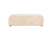 Vind Frankie Pouf 100*100 - Beige Faux fur  /  FSC 100%