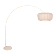 Buelampe Vela Lino 4678CR creme med beige-creme tekstilskærm