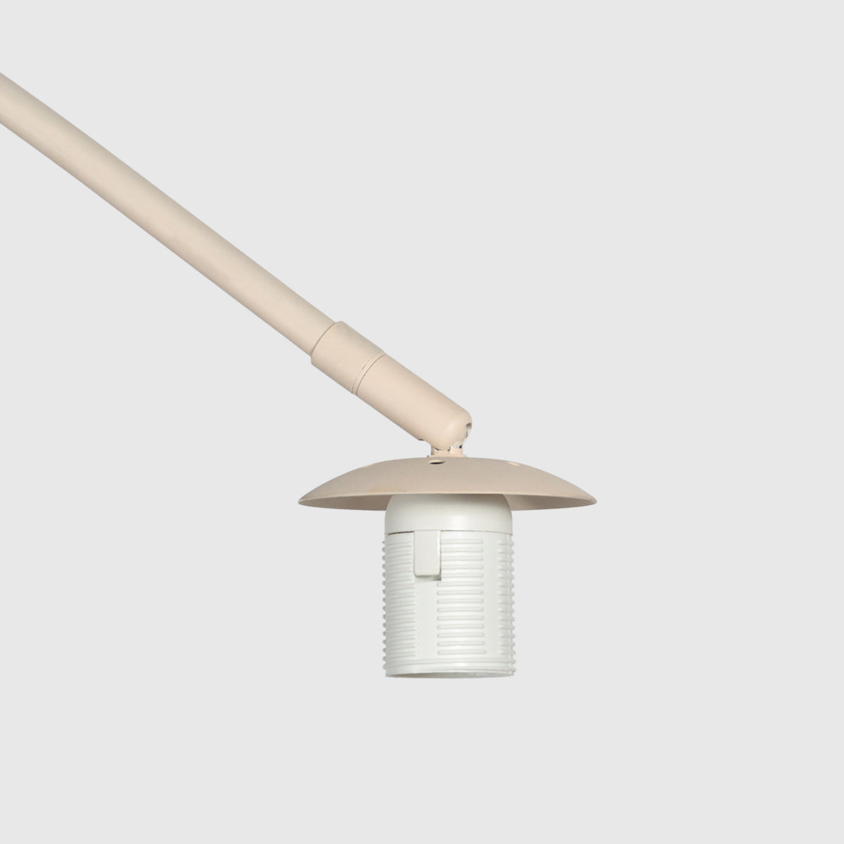 Buelampe Vela Lino 4678CR creme med beige-creme tekstilskærm
