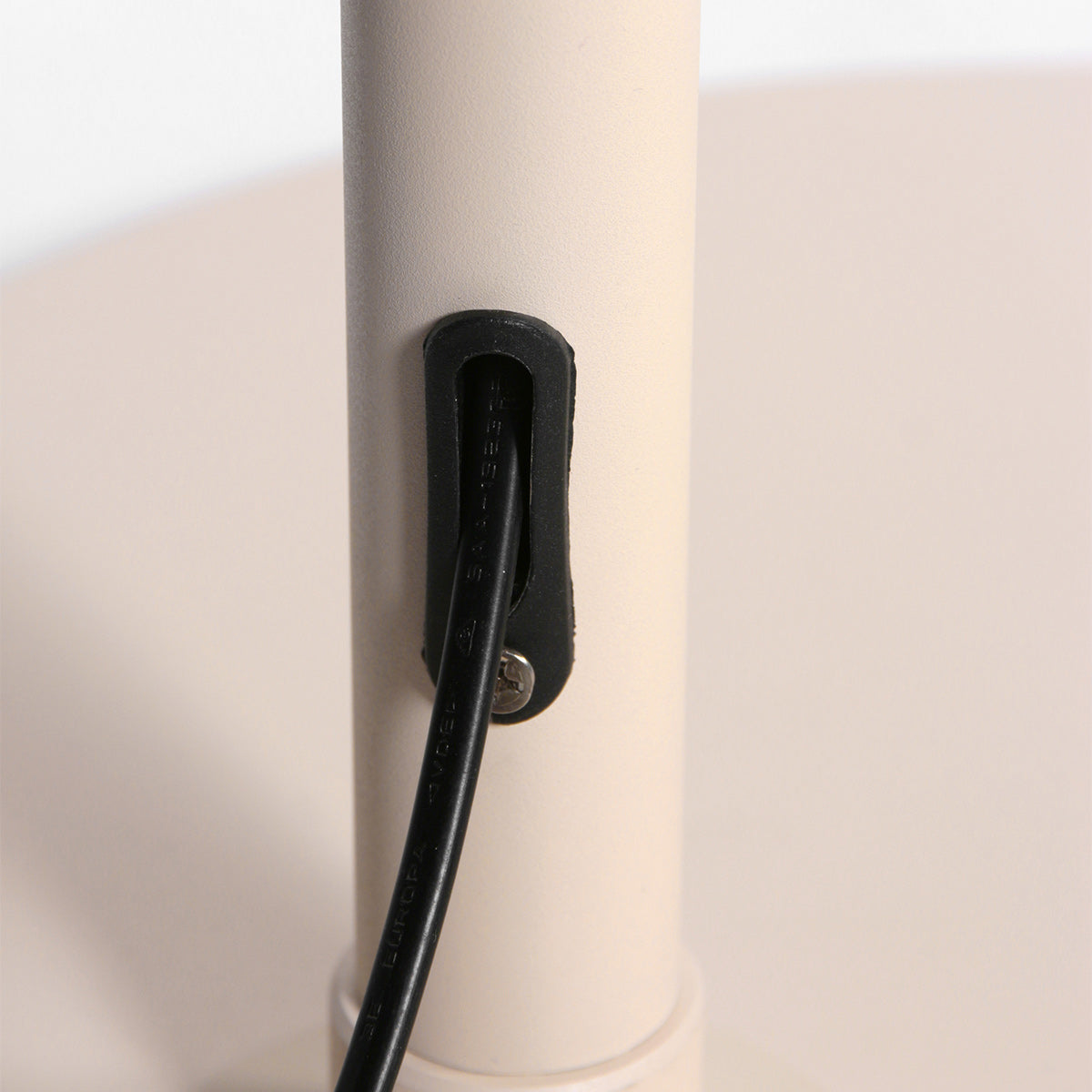 Buelampe Vela Lino 4678CR creme med beige-creme tekstilskærm