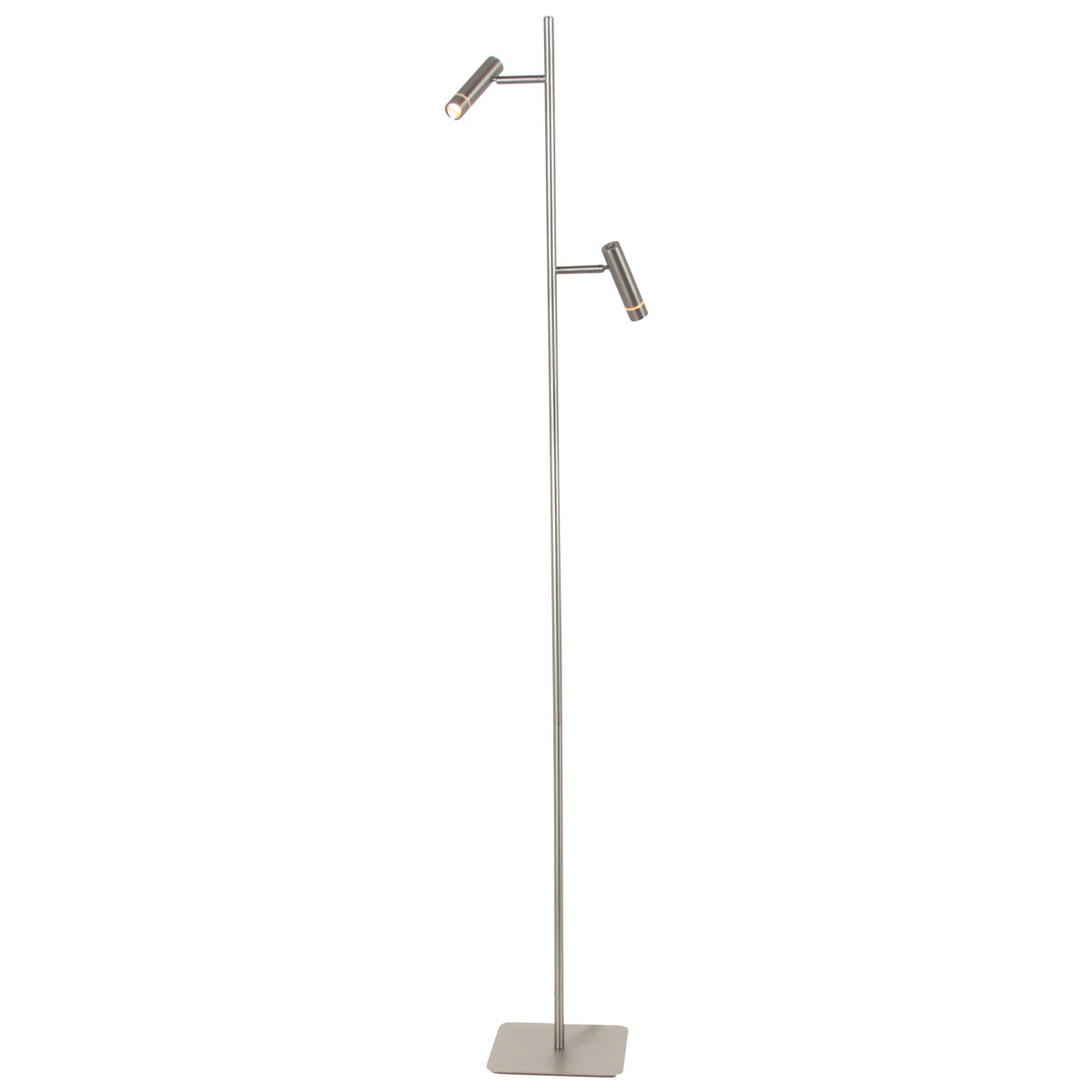 Gulvlampe Volari 4711ST i stål, 2-armet med dim-to-warm LED
