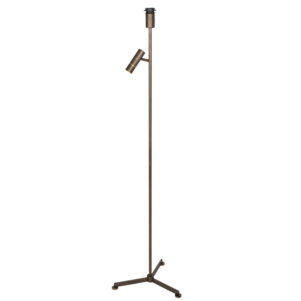 Gulvlampe Stang 4741BR bronzefarvet gulvlampe med læselampe og E27-fatning