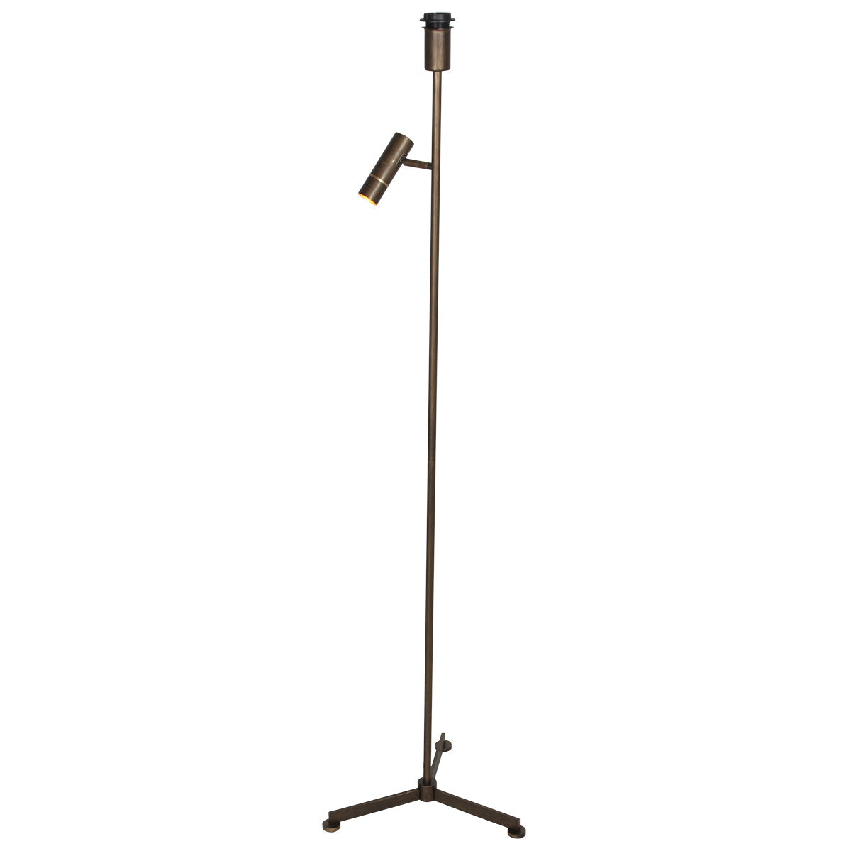 Gulvlampe Stang 4741BR bronzefarvet gulvlampe med læselampe og E27-fatning