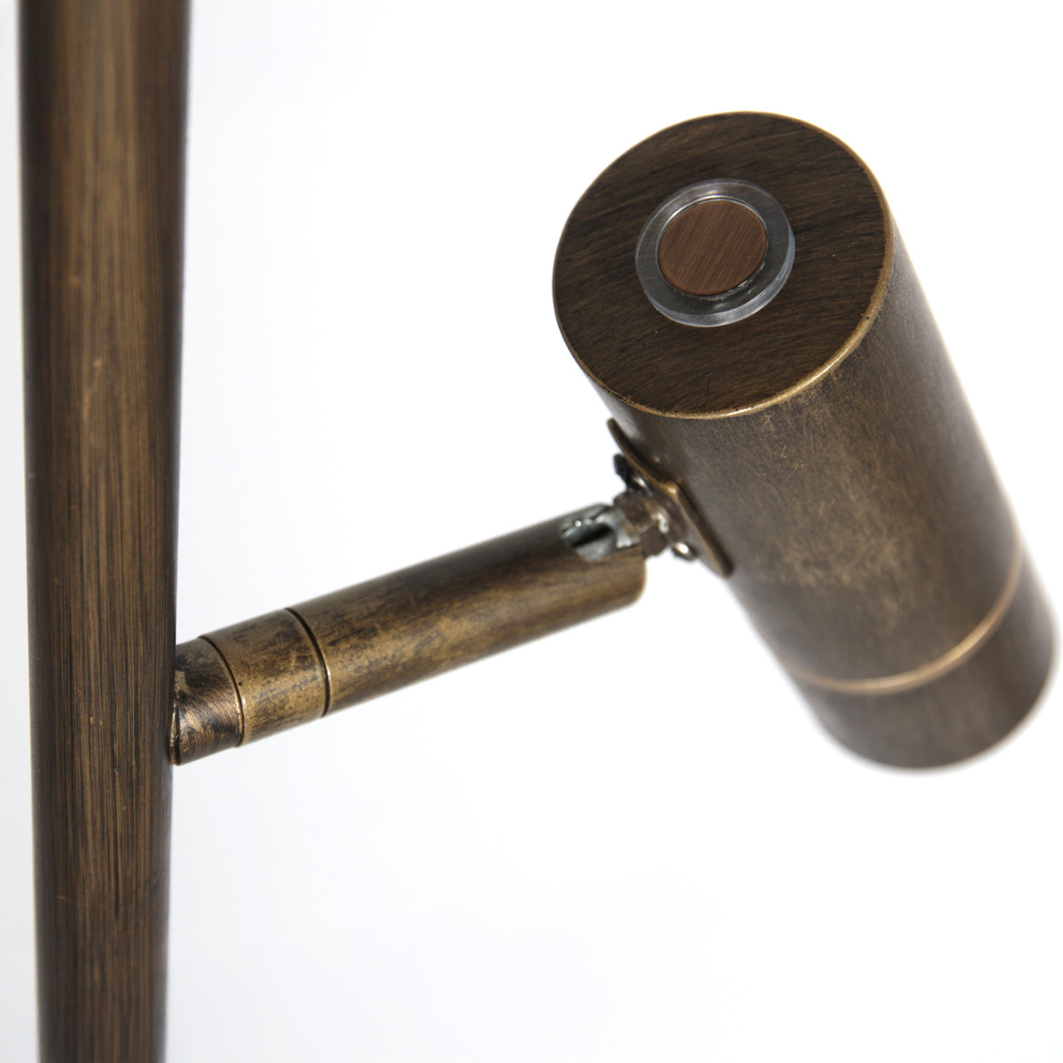 Gulvlampe Stang 4741BR bronzefarvet gulvlampe med læselampe og E27-fatning