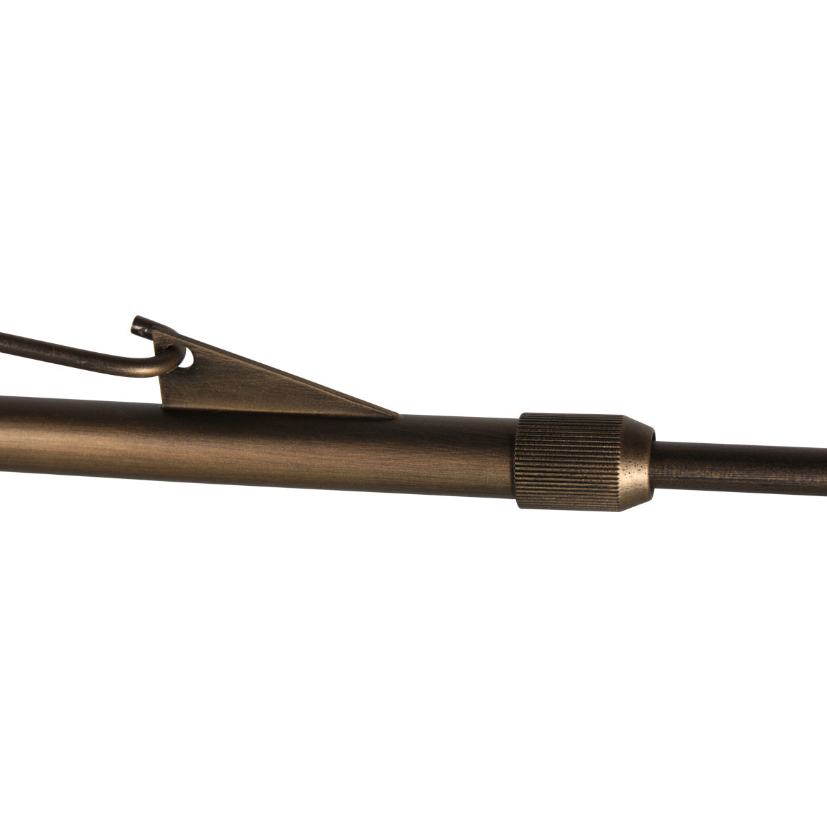Væglampe Silva Alba 4747BR i bronze med linnedskærm Ø60 cm