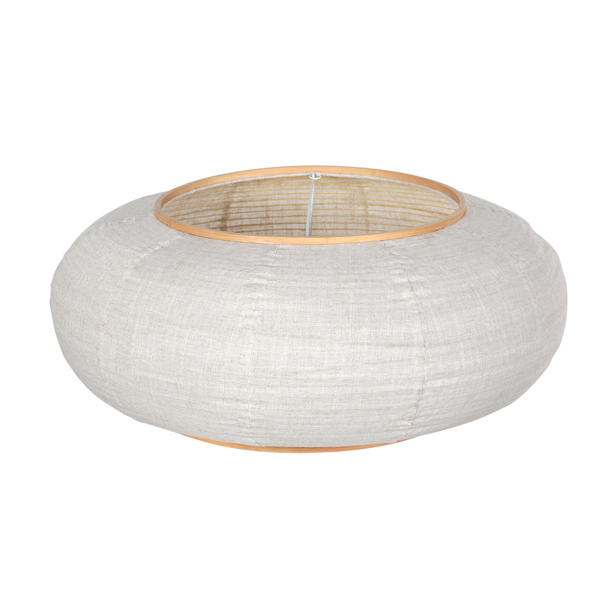 Væglampe Silva Alba 4747BR i bronze med linnedskærm Ø60 cm