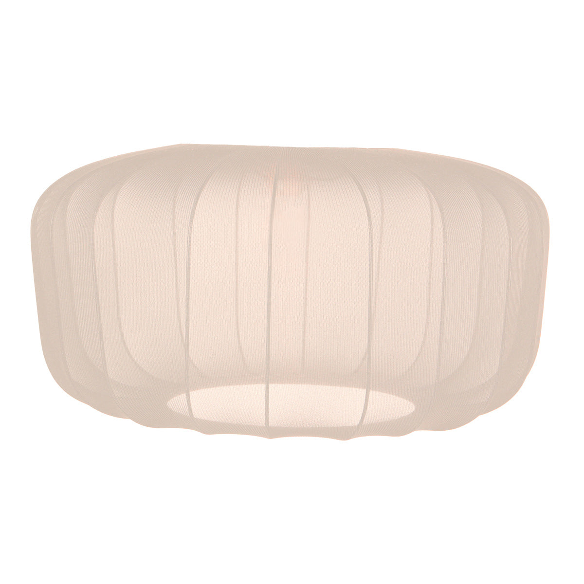 Buelampe Vela Lino 4762CA kakao med beige-creme stofskærm