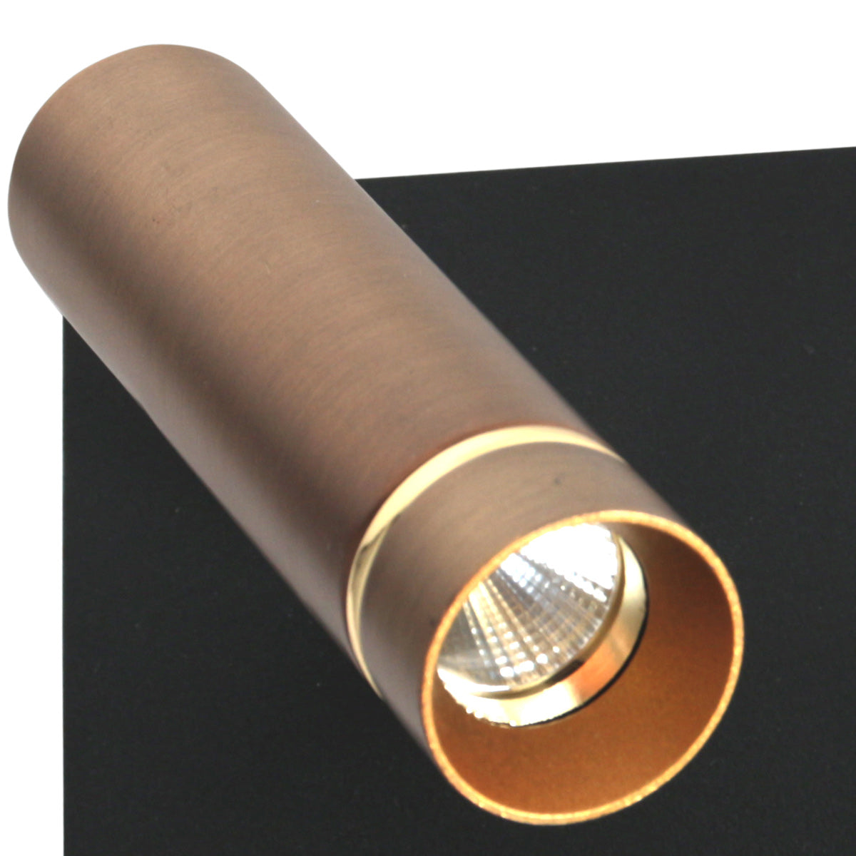 Væglampe Lumo 4851BR - 2-lyset spot med varme bronzefarvede accenter