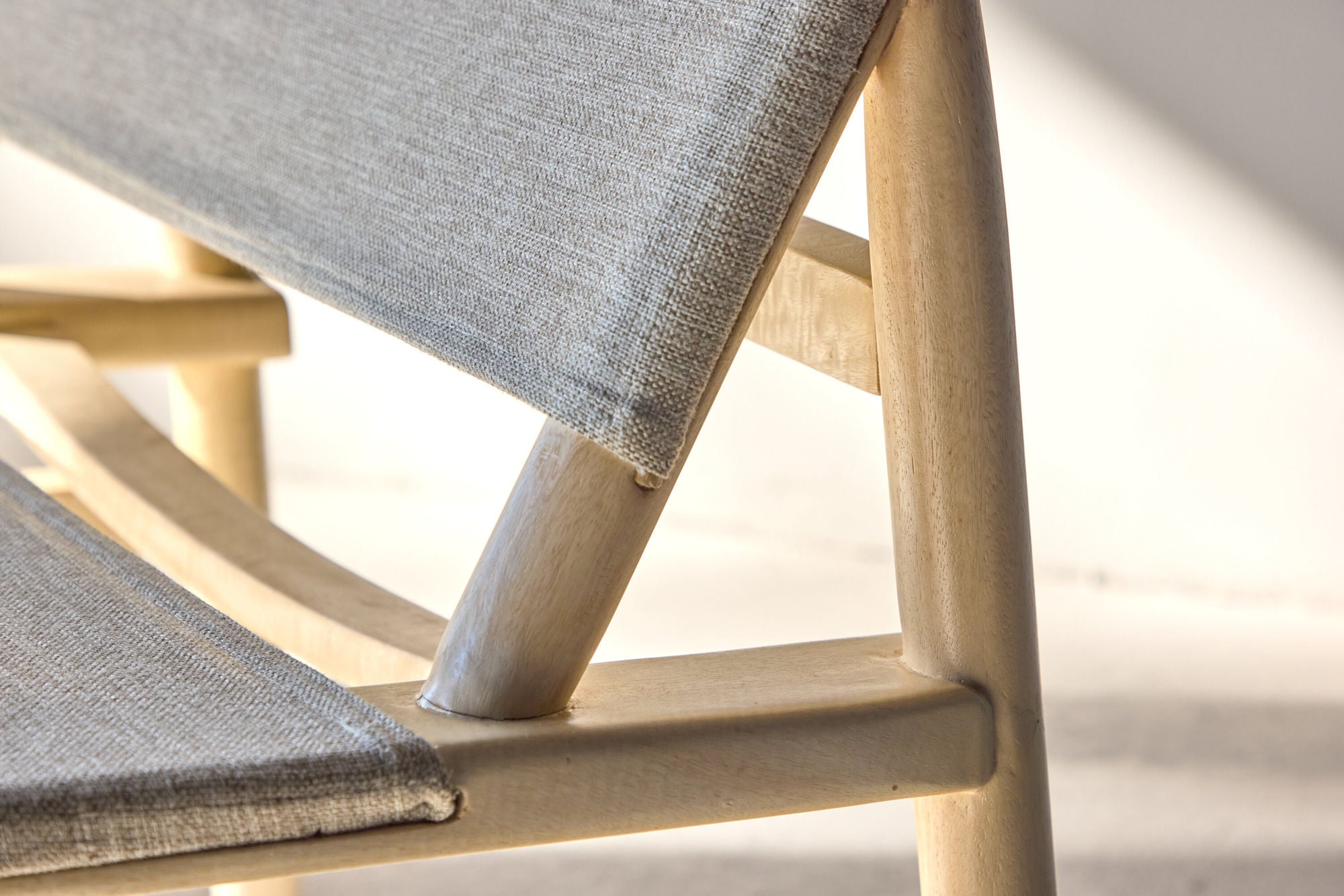 Venture Home Millo Lounge stol - Nature/Grey
