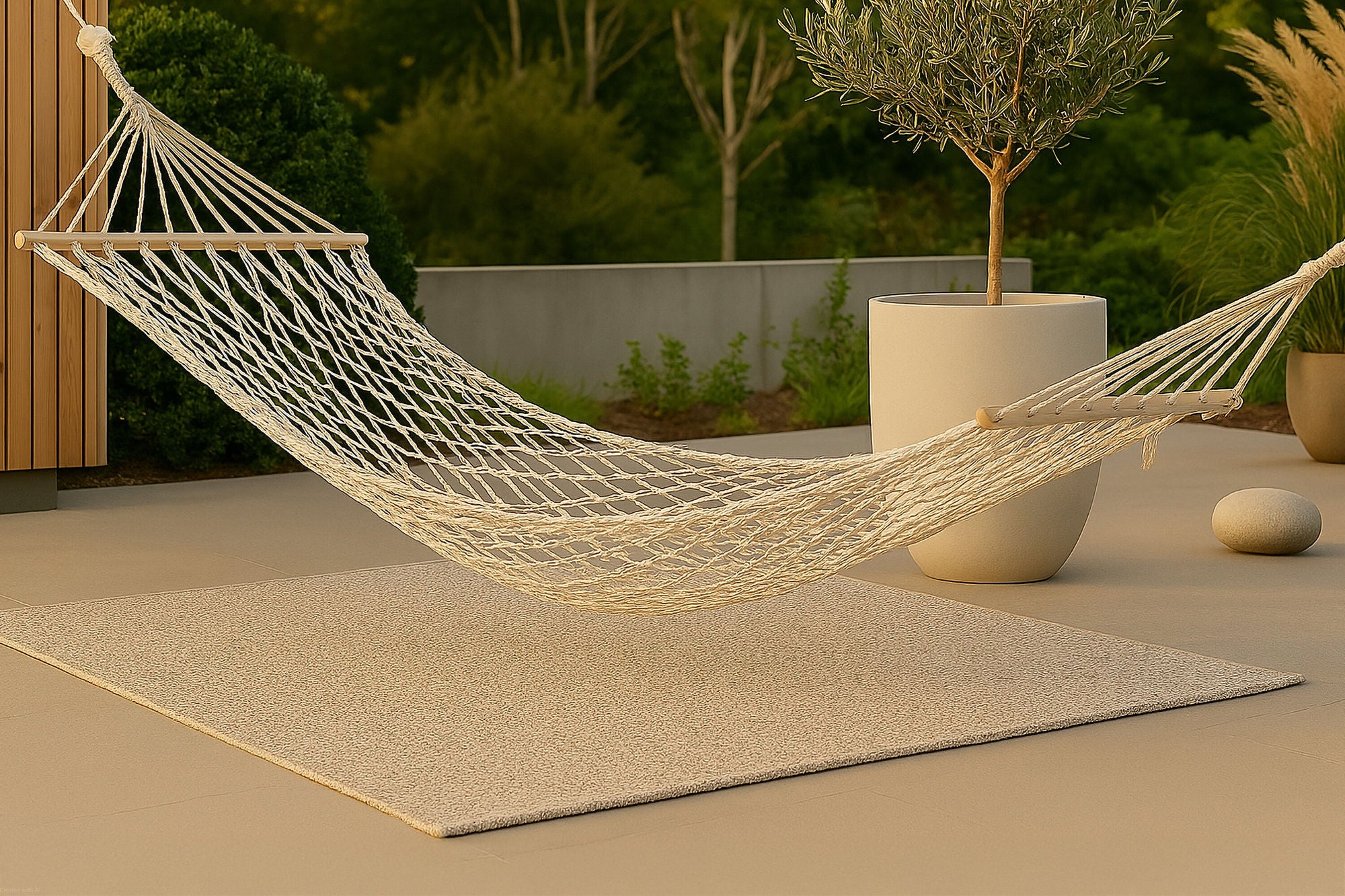 Venture Home Ubud Hammock Mesh - Offwhite
