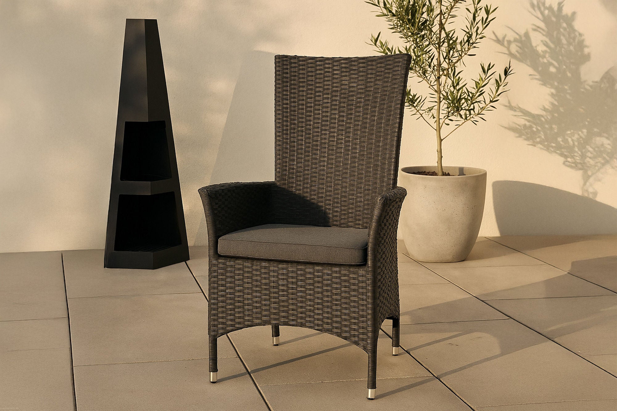 Venture Home Padova stol (Recliner) 2-pack - Black/Grey