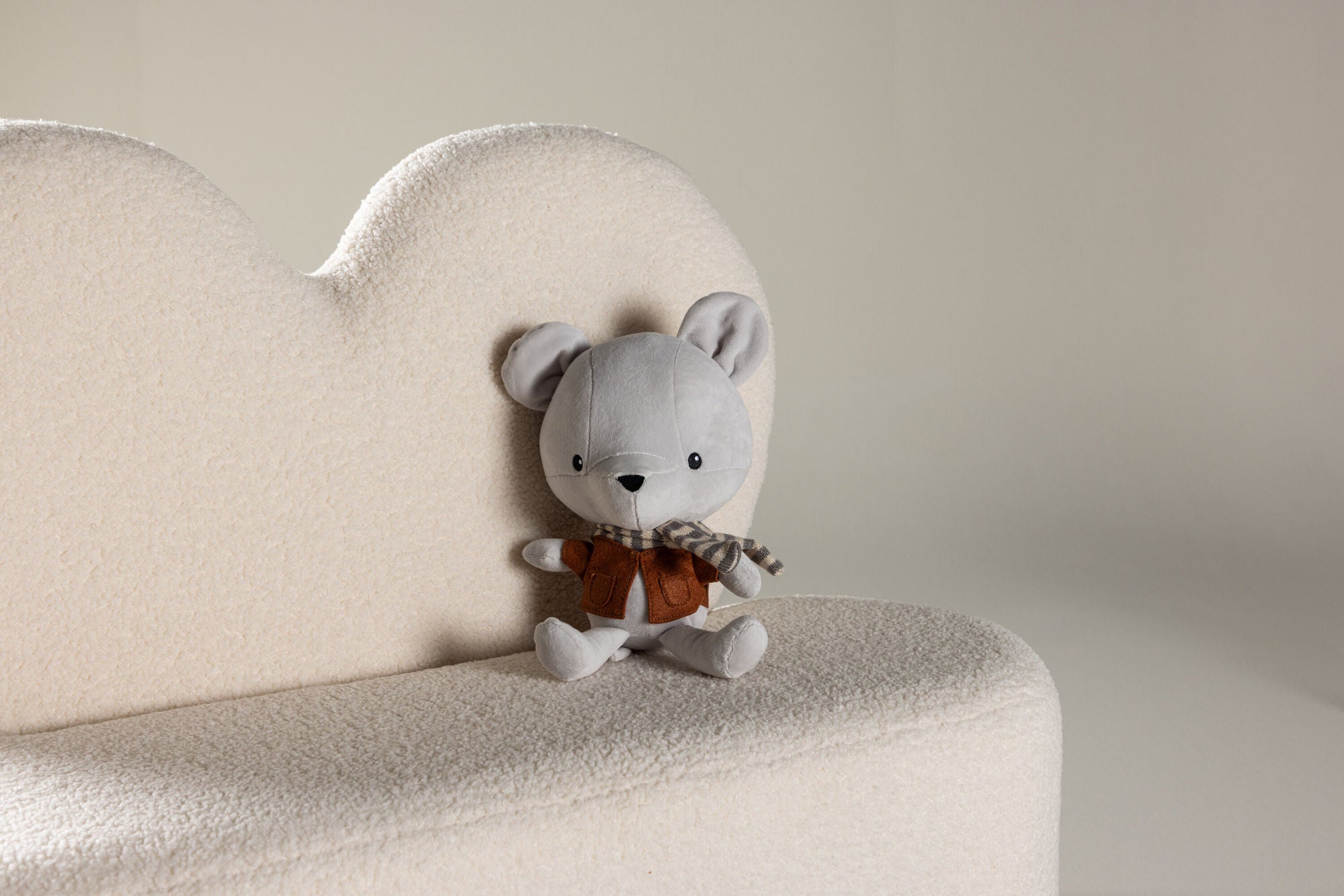 Venture Home Kids Flower Sofa - Beige / Teddy FSC 100%