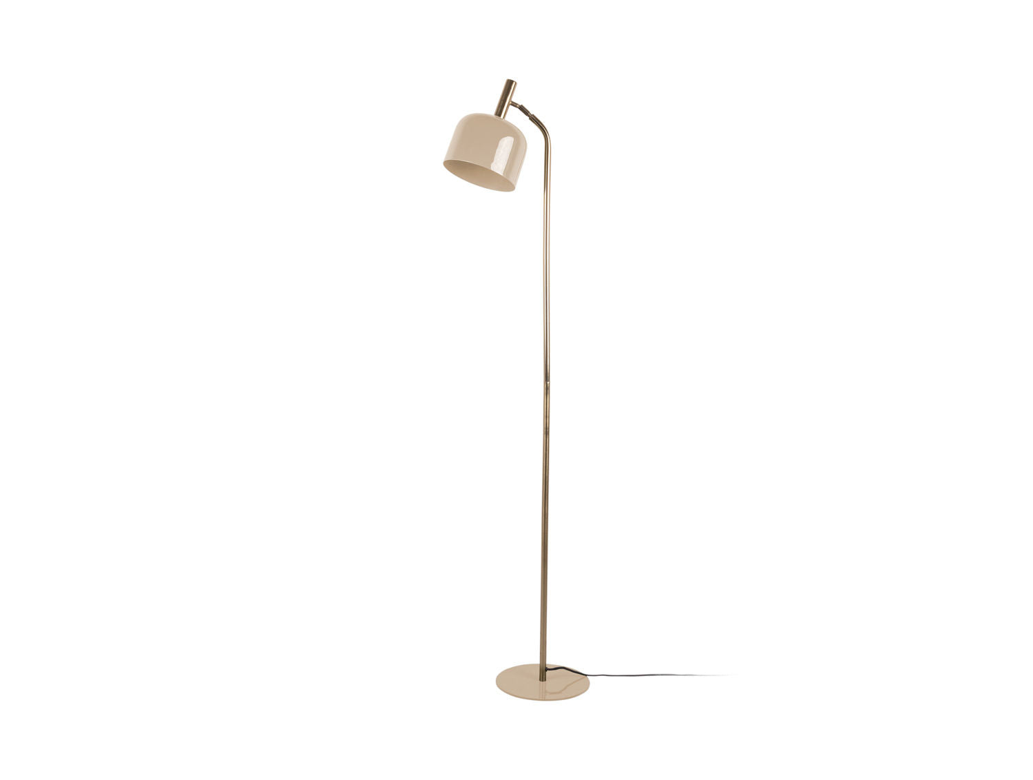 LEITMOTIV Floor lamp Smart enamel soft brown