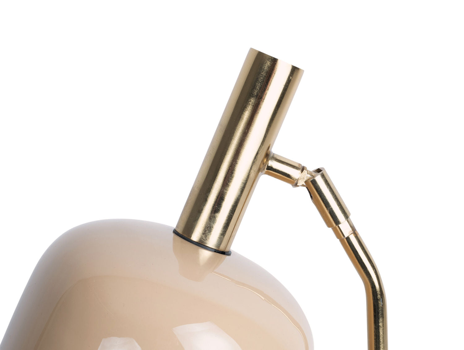 LEITMOTIV Floor lamp Smart enamel soft brown