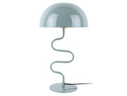 LEITMOTIV Table lamp Twist enamel misty blue