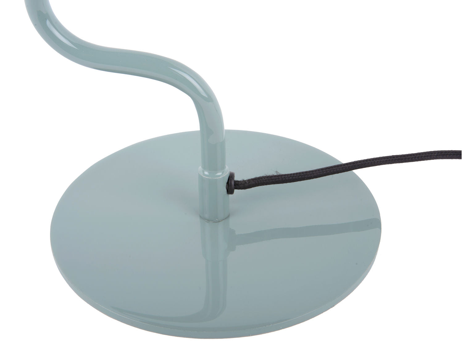 LEITMOTIV Table lamp Twist enamel misty blue