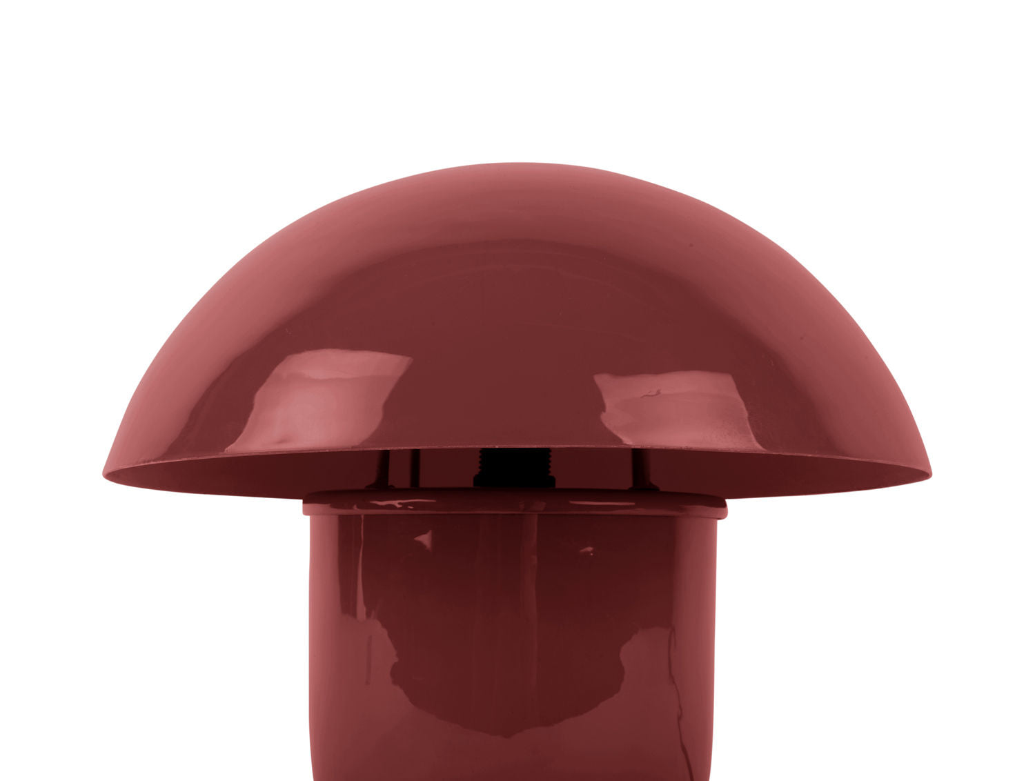LEITMOTIV Table lamp Fat Mushroom red ochre