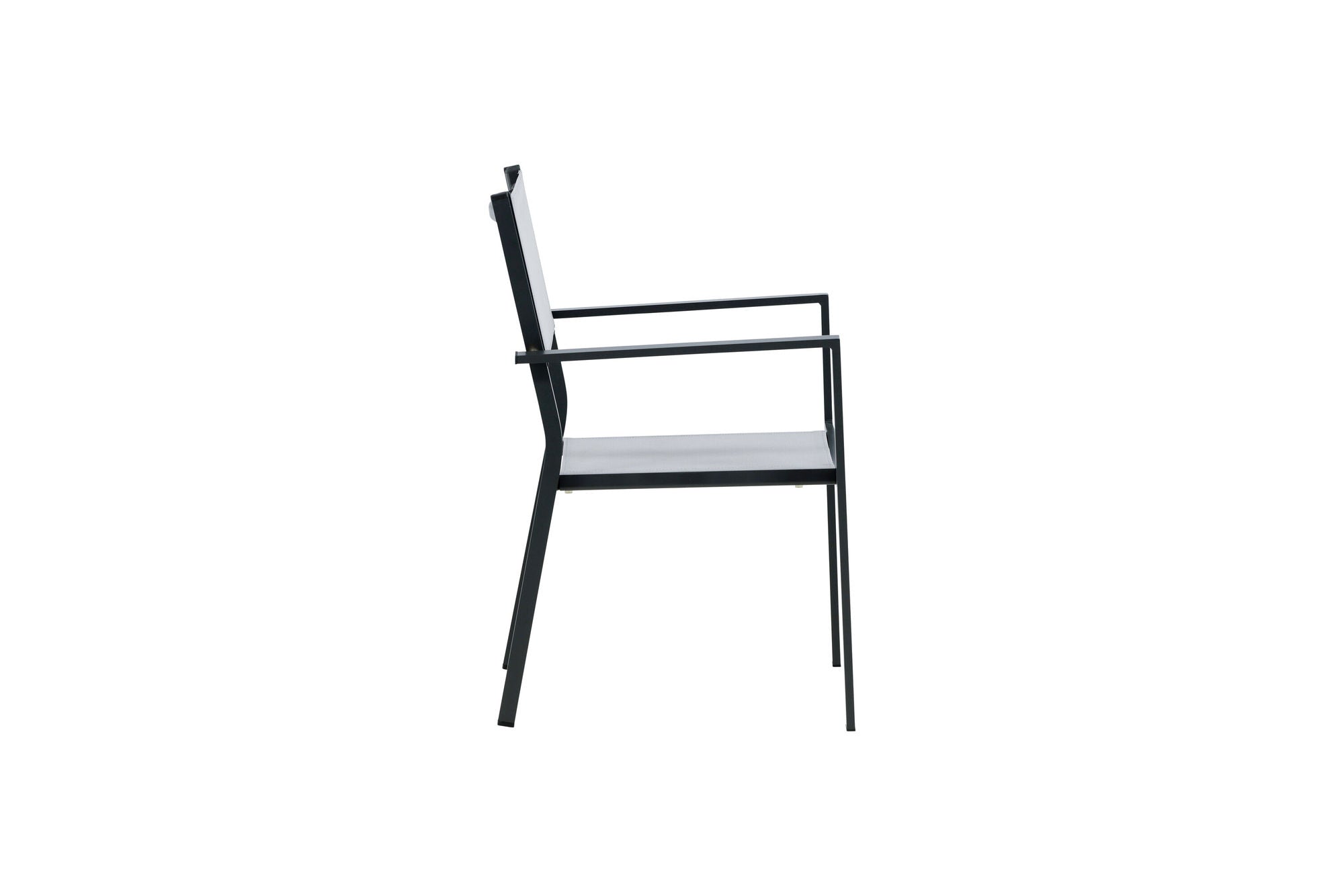 Venture Home Copacabana Stacking stol 2-pack - Black/Grey