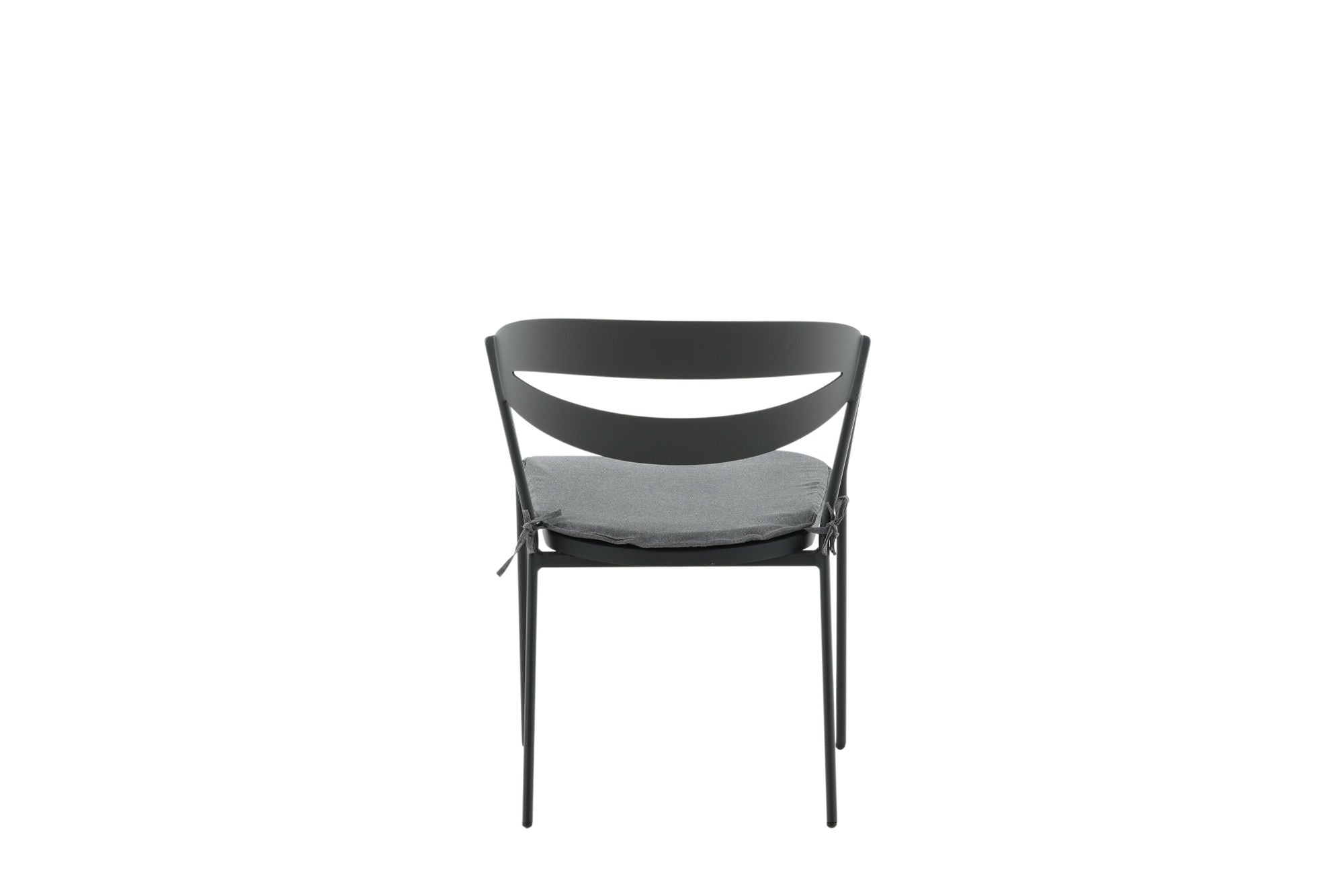 Venture Home Slit - Spisebordsstol inc Cushion- Black /Grey - Aluminium -