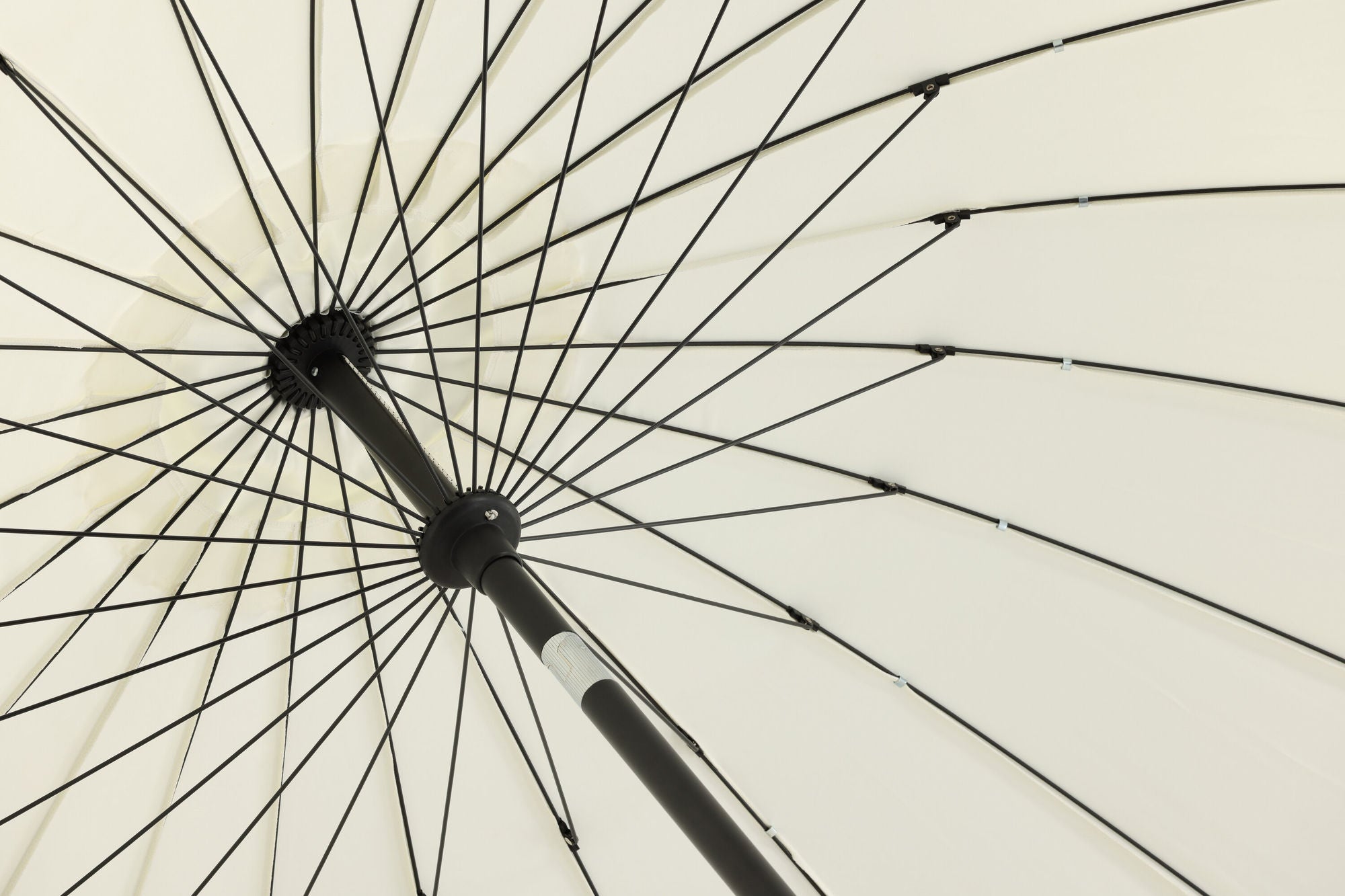 Venture Home Palmetto - Umbrella w. tilt- White - - 270cm