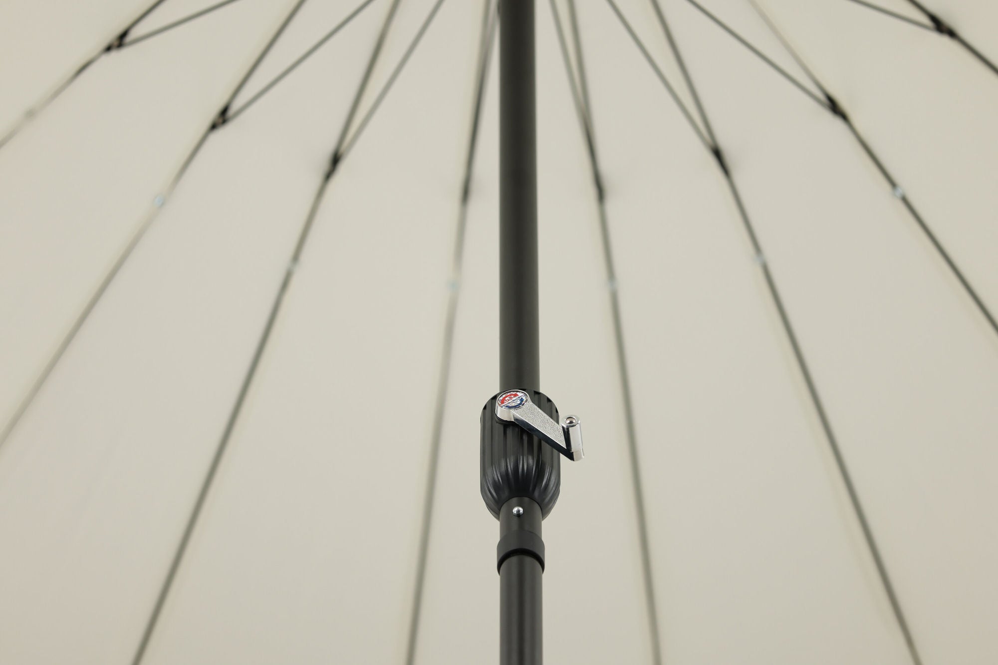 Venture Home Palmetto - Umbrella w. tilt- White - - 270cm