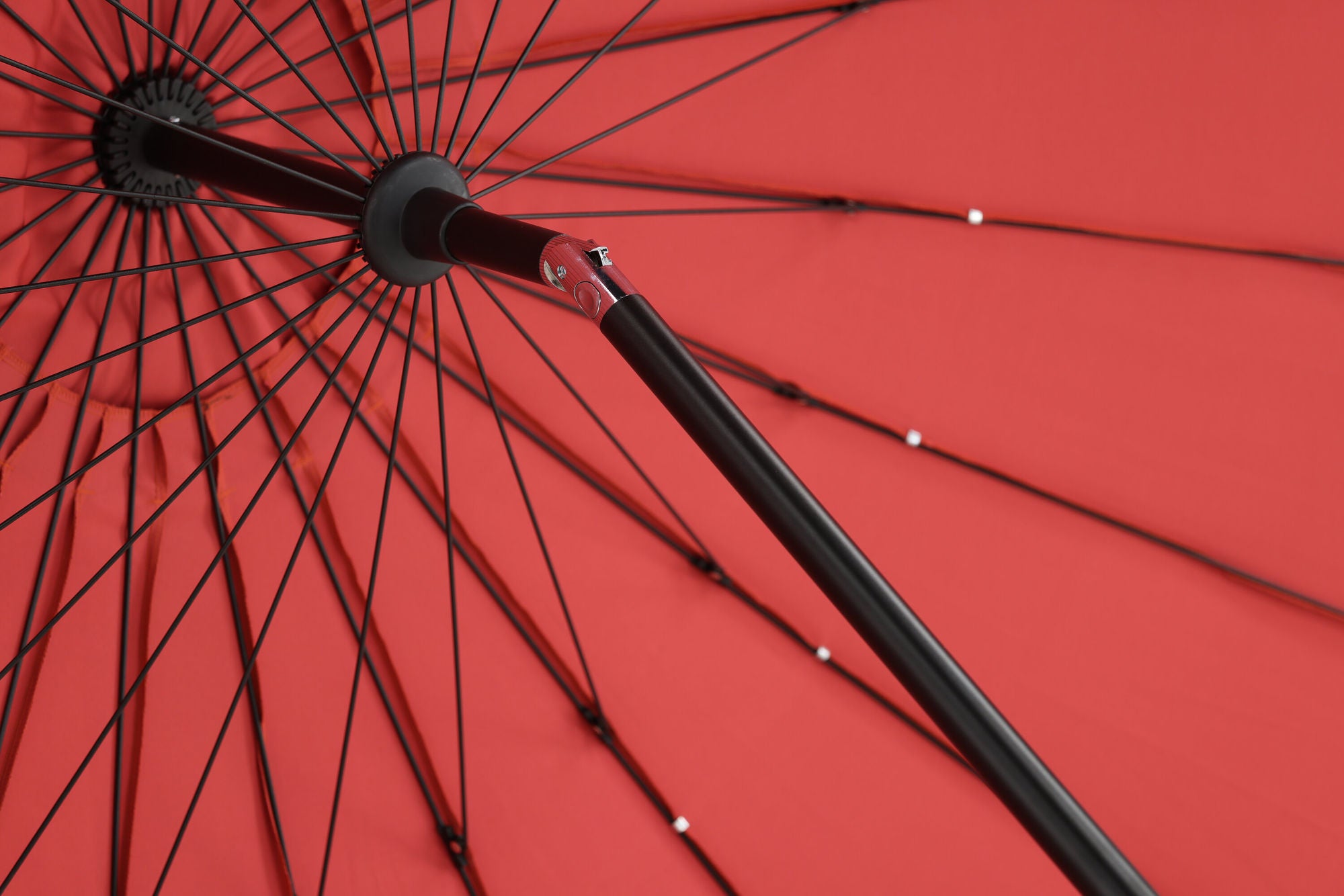 Venture Home Palmetto - Umbrella w. tilt- Red - - 270cm