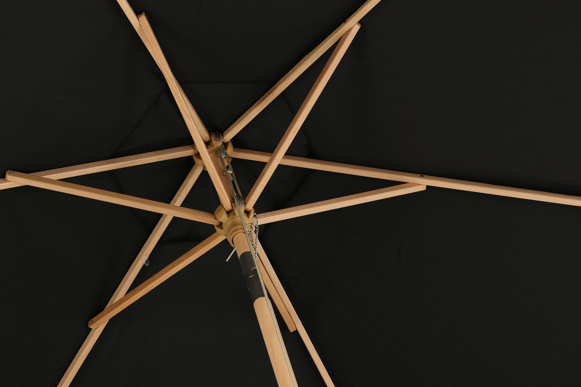 Venture Home Corypho - Umbrella w. tilt- Black - - 250cm