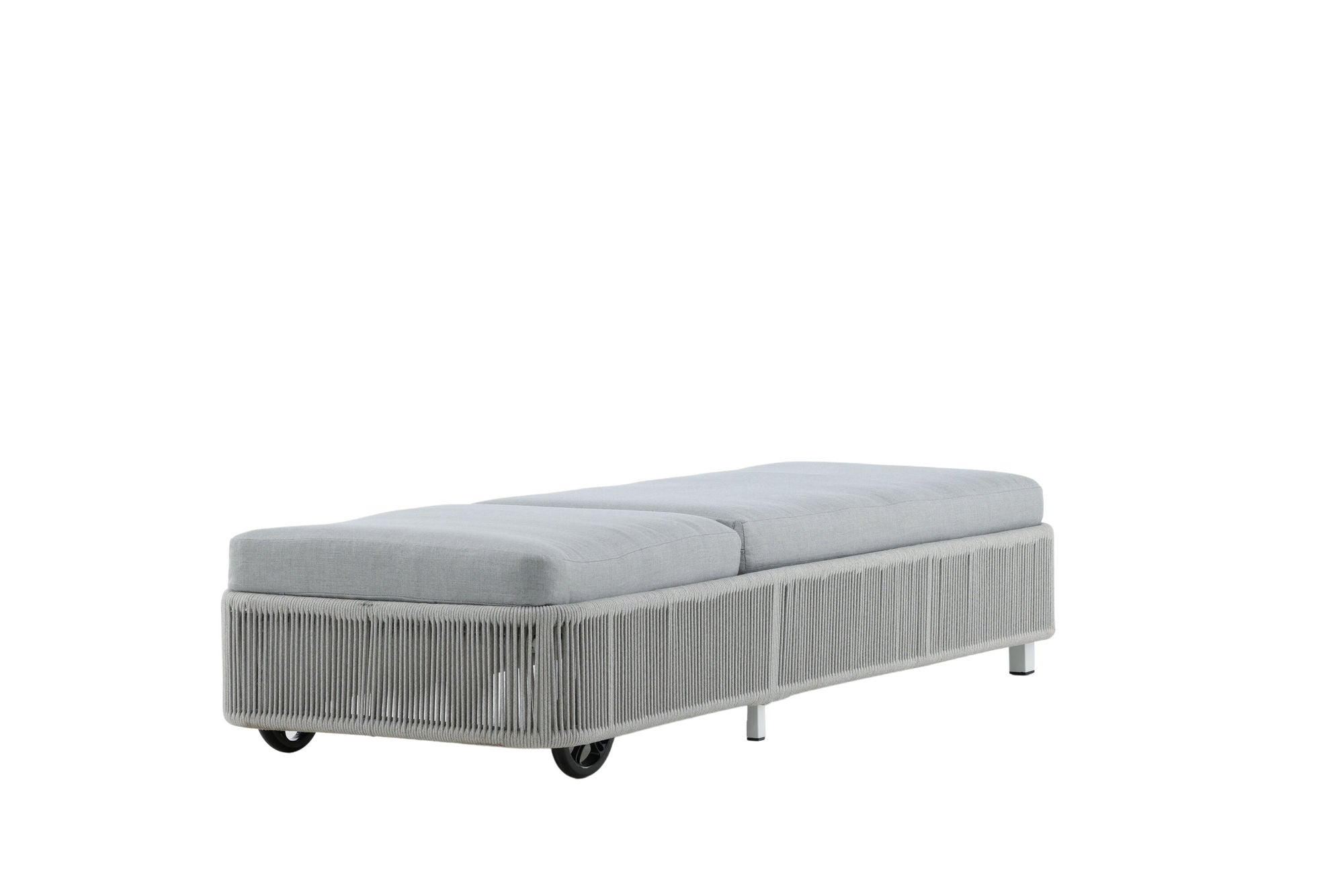 Venture Home Virya - Sun Lounge inc. Cushion- White / Grey - Rope -