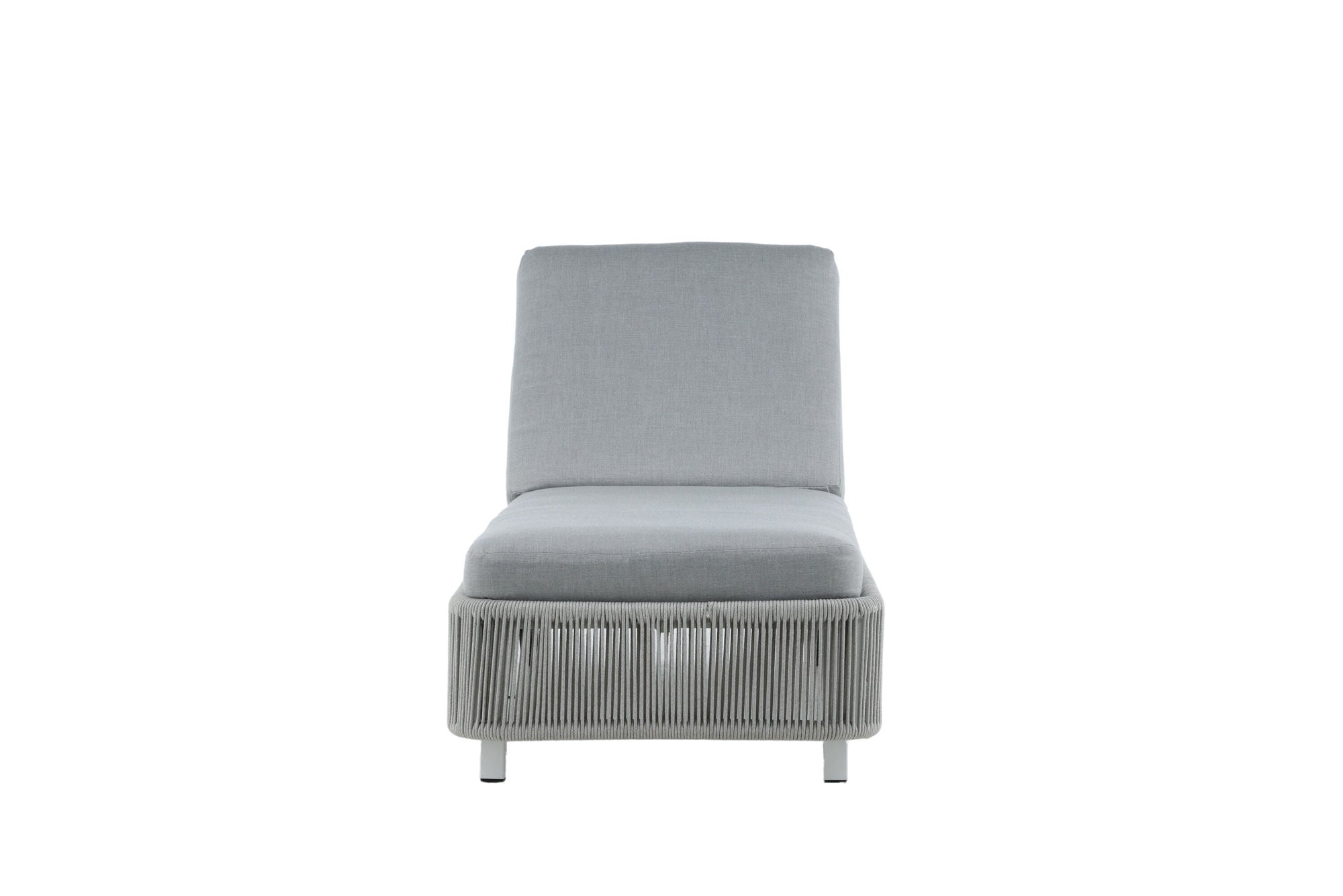 Venture Home Virya - Sun Lounge inc. Cushion- White / Grey - Rope -