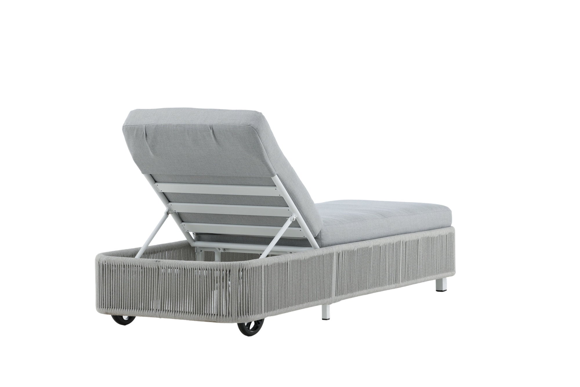Venture Home Virya - Sun Lounge inc. Cushion- White / Grey - Rope -