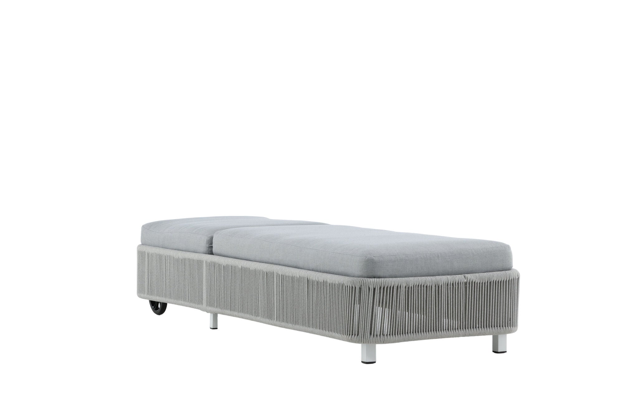 Venture Home Virya - Sun Lounge inc. Cushion- White / Grey - Rope -