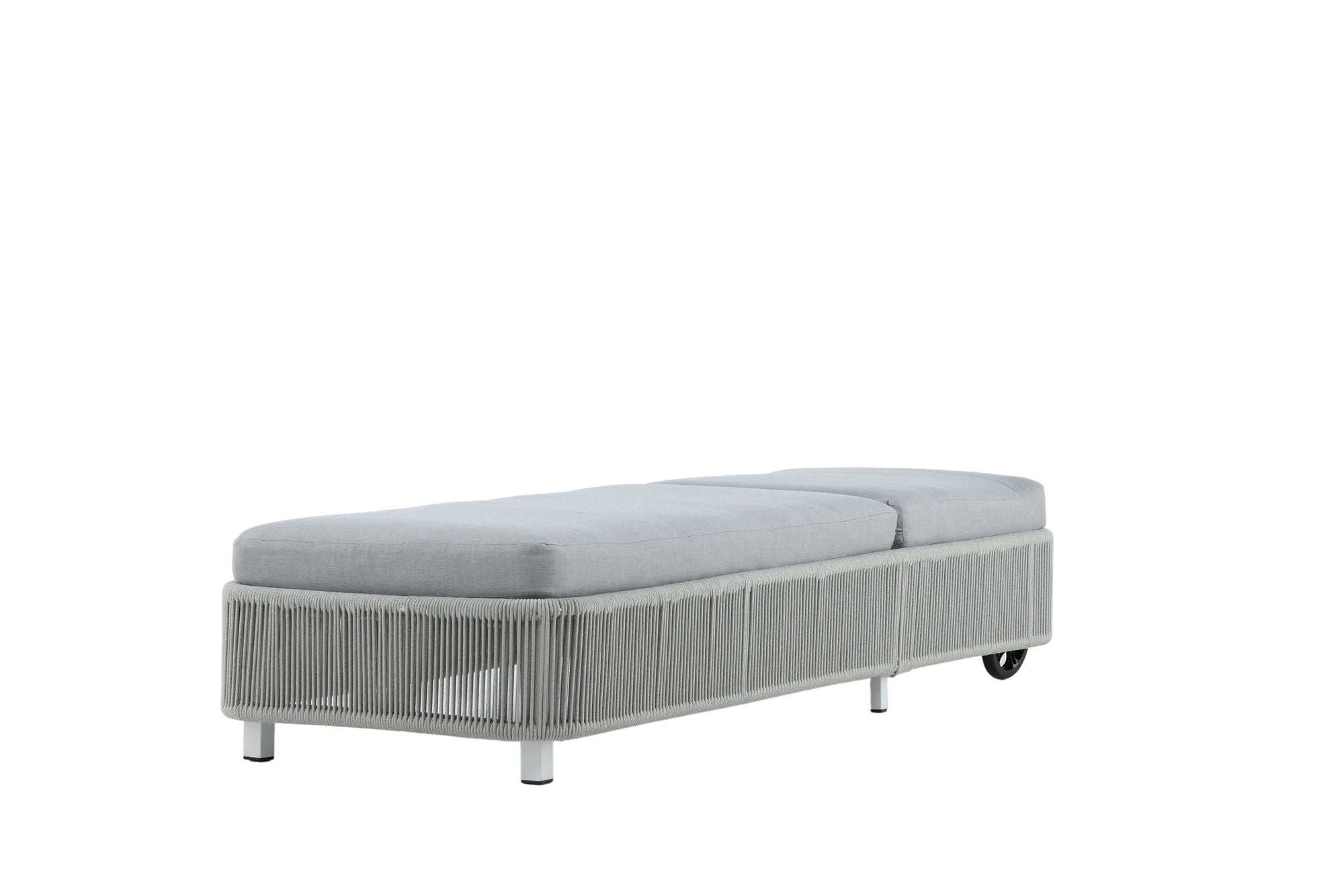 Venture Home Virya - Sun Lounge inc. Cushion- White / Grey - Rope -