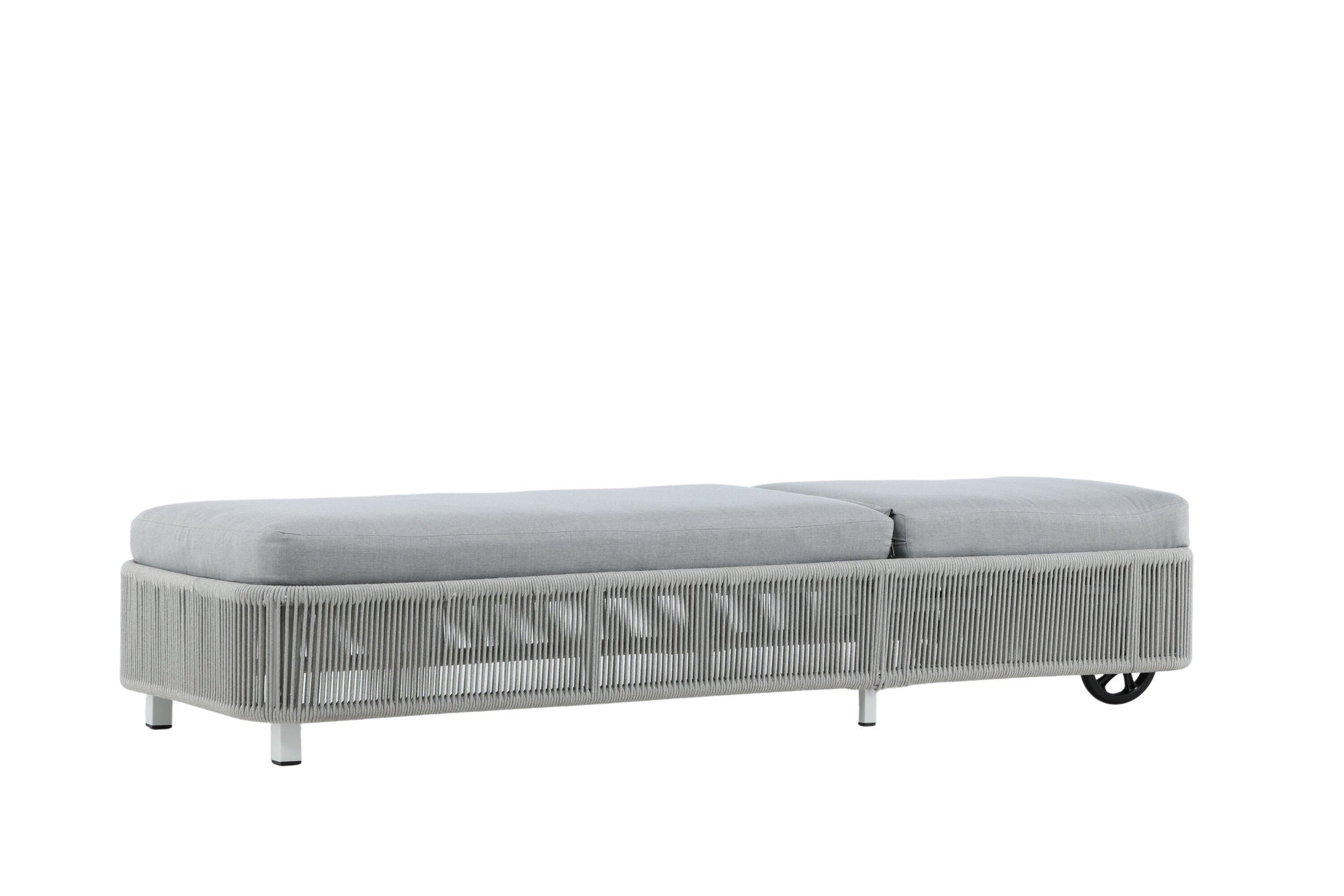 Venture Home Virya - Sun Lounge inc. Cushion- White / Grey - Rope -