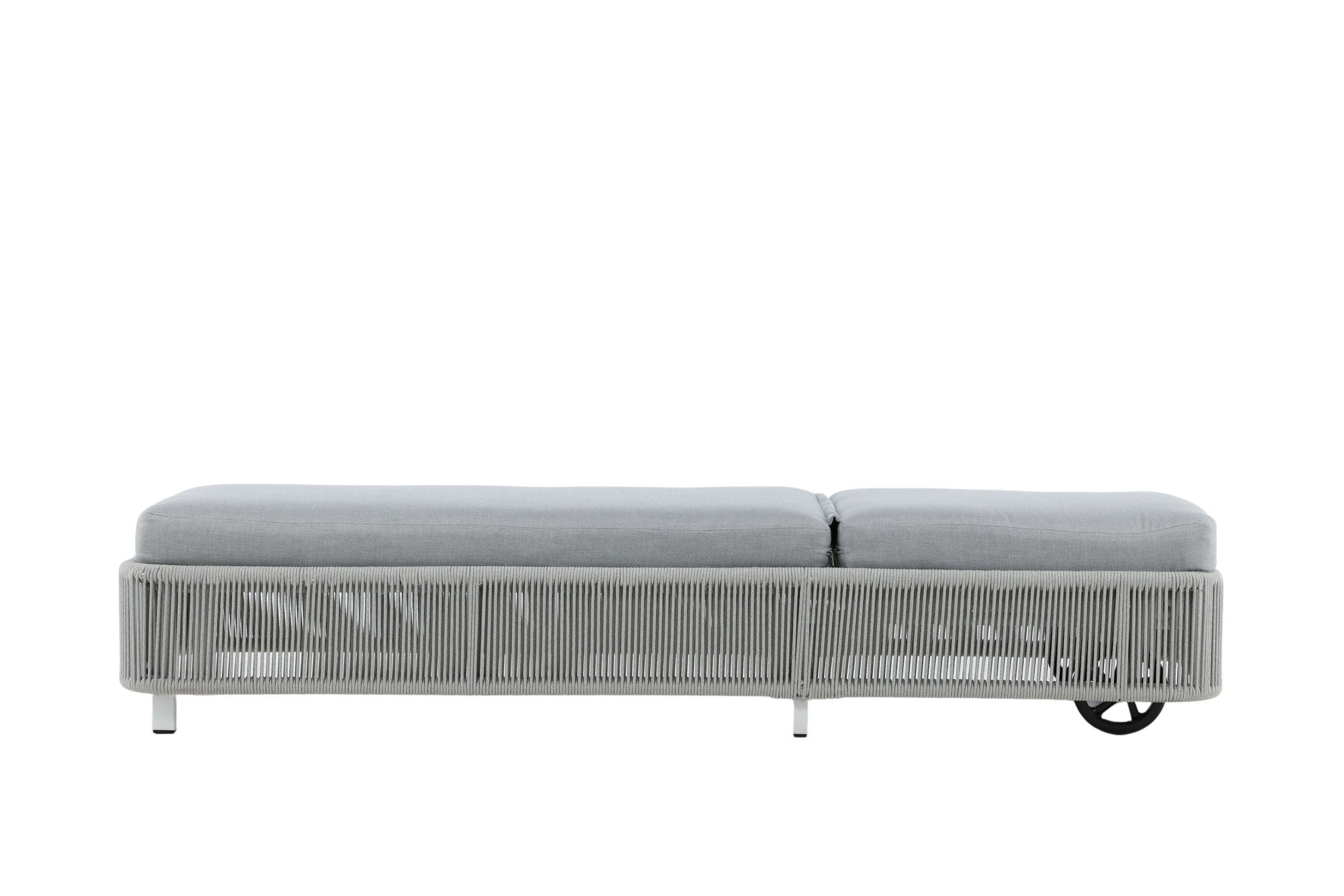 Venture Home Virya - Sun Lounge inc. Cushion- White / Grey - Rope -