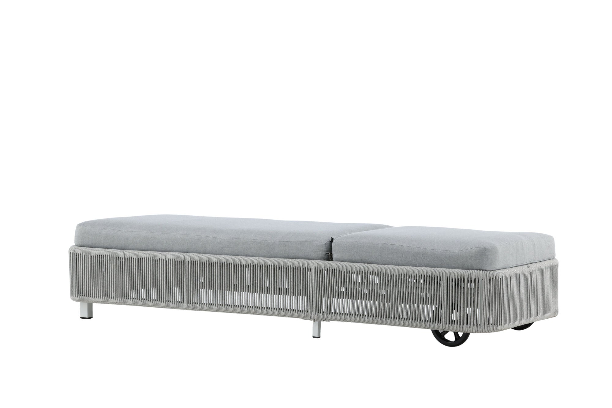 Venture Home Virya - Sun Lounge inc. Cushion- White / Grey - Rope -