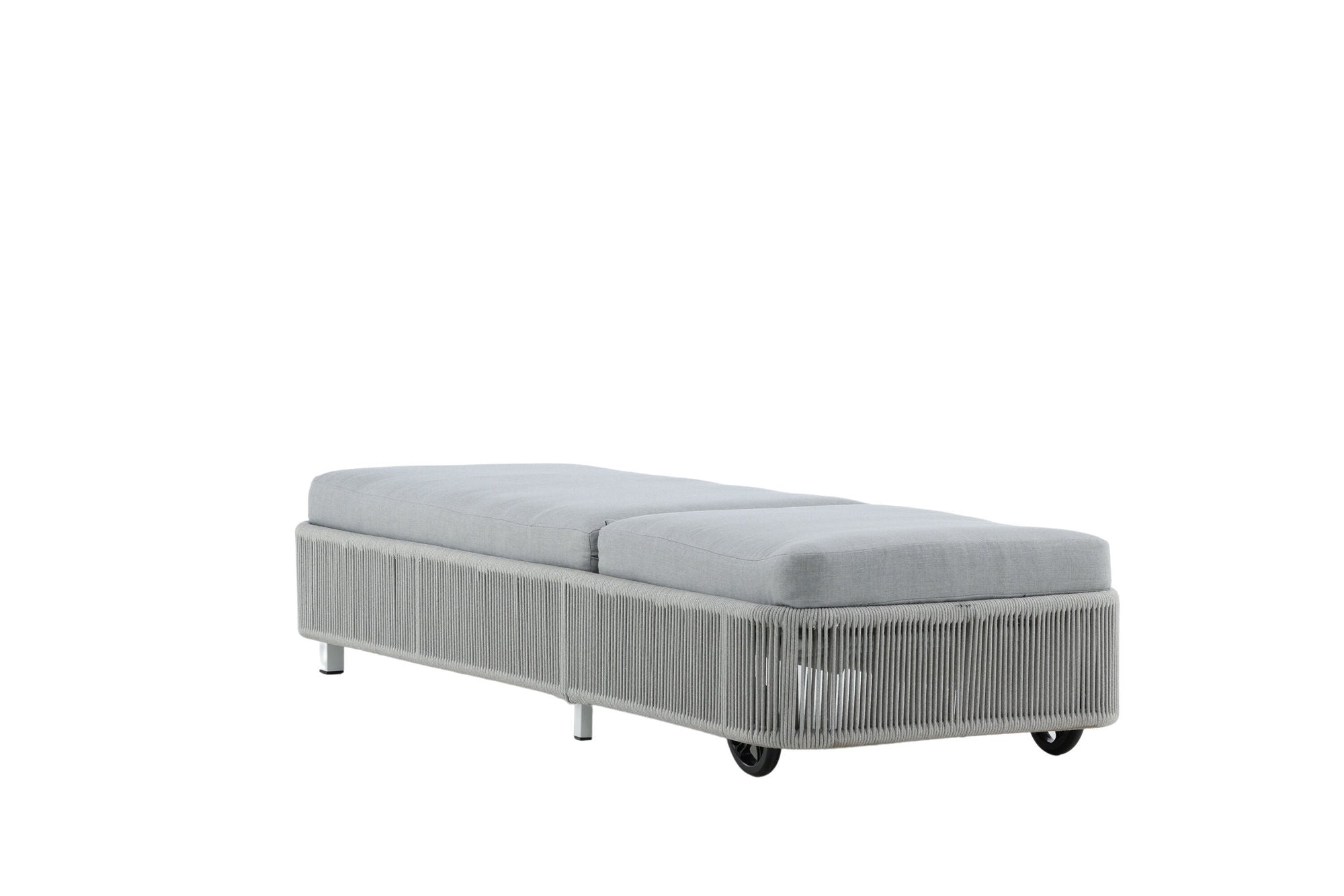 Venture Home Virya - Sun Lounge inc. Cushion- White / Grey - Rope -
