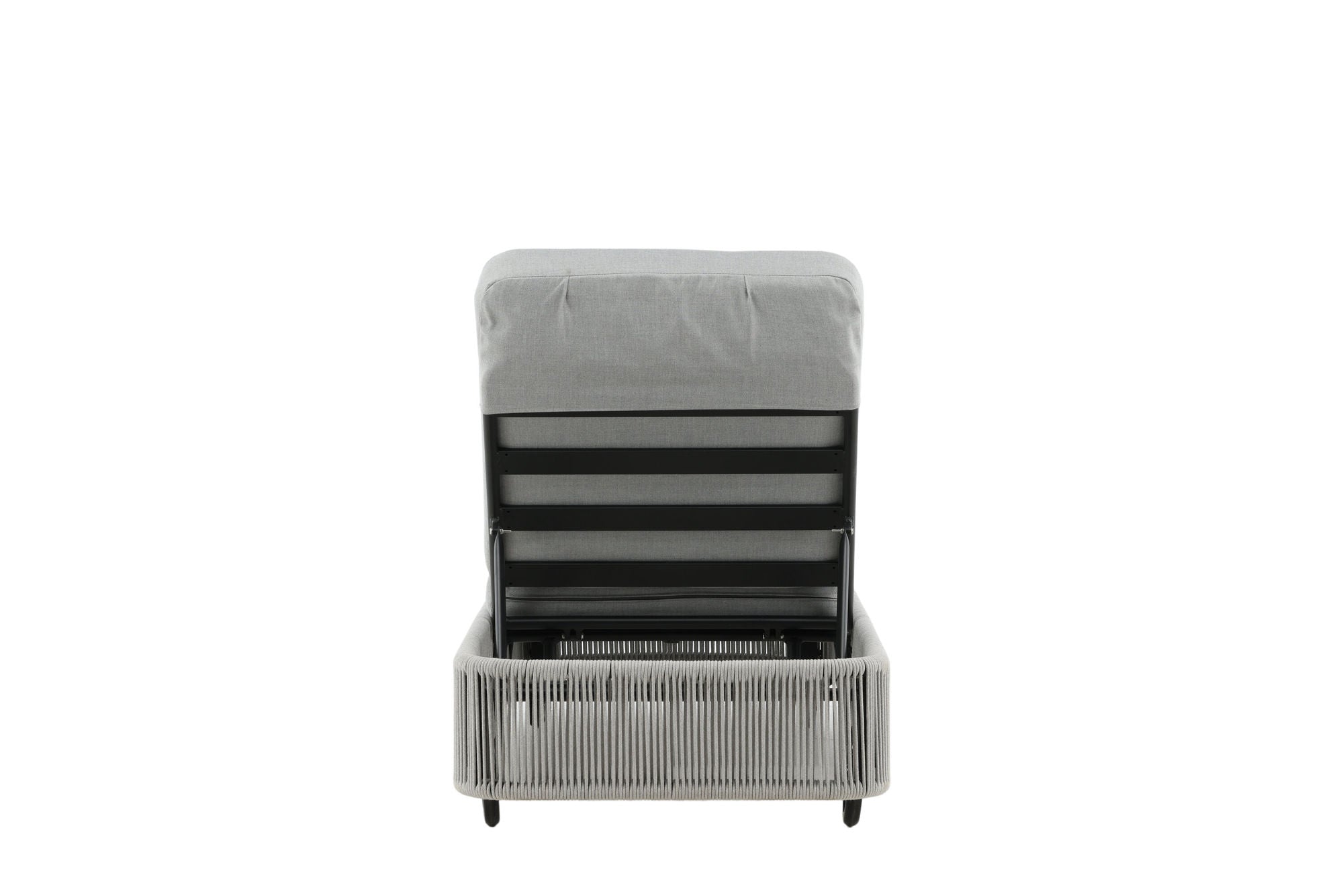 Venture Home Virya - Sun Lounge inc. Cushion- Black / Grey - Rope -