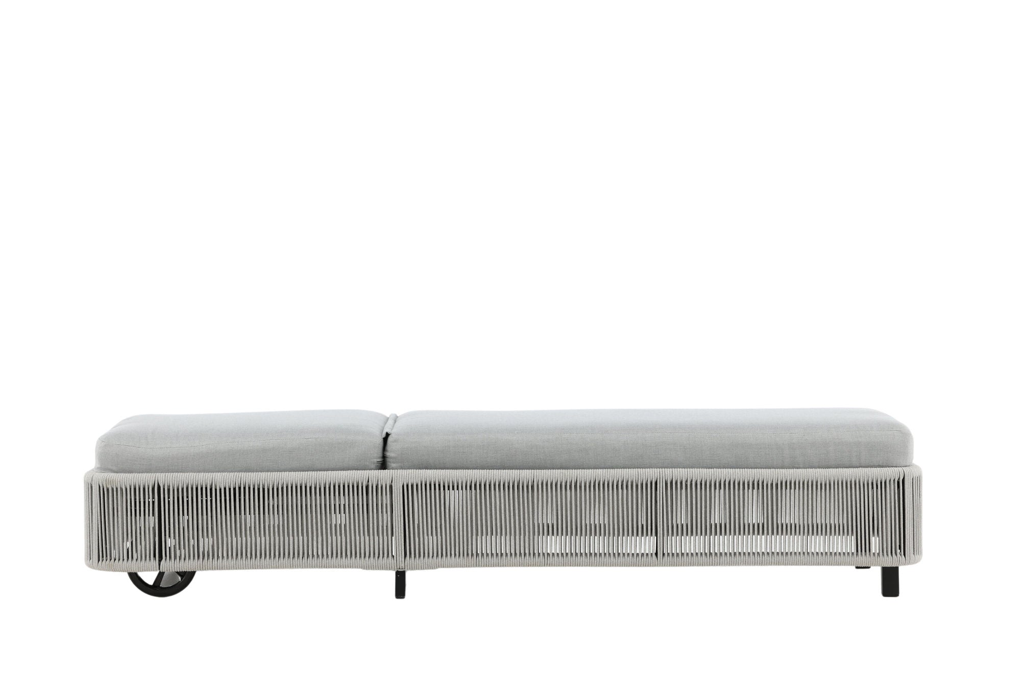 Venture Home Virya - Sun Lounge inc. Cushion- Black / Grey - Rope -