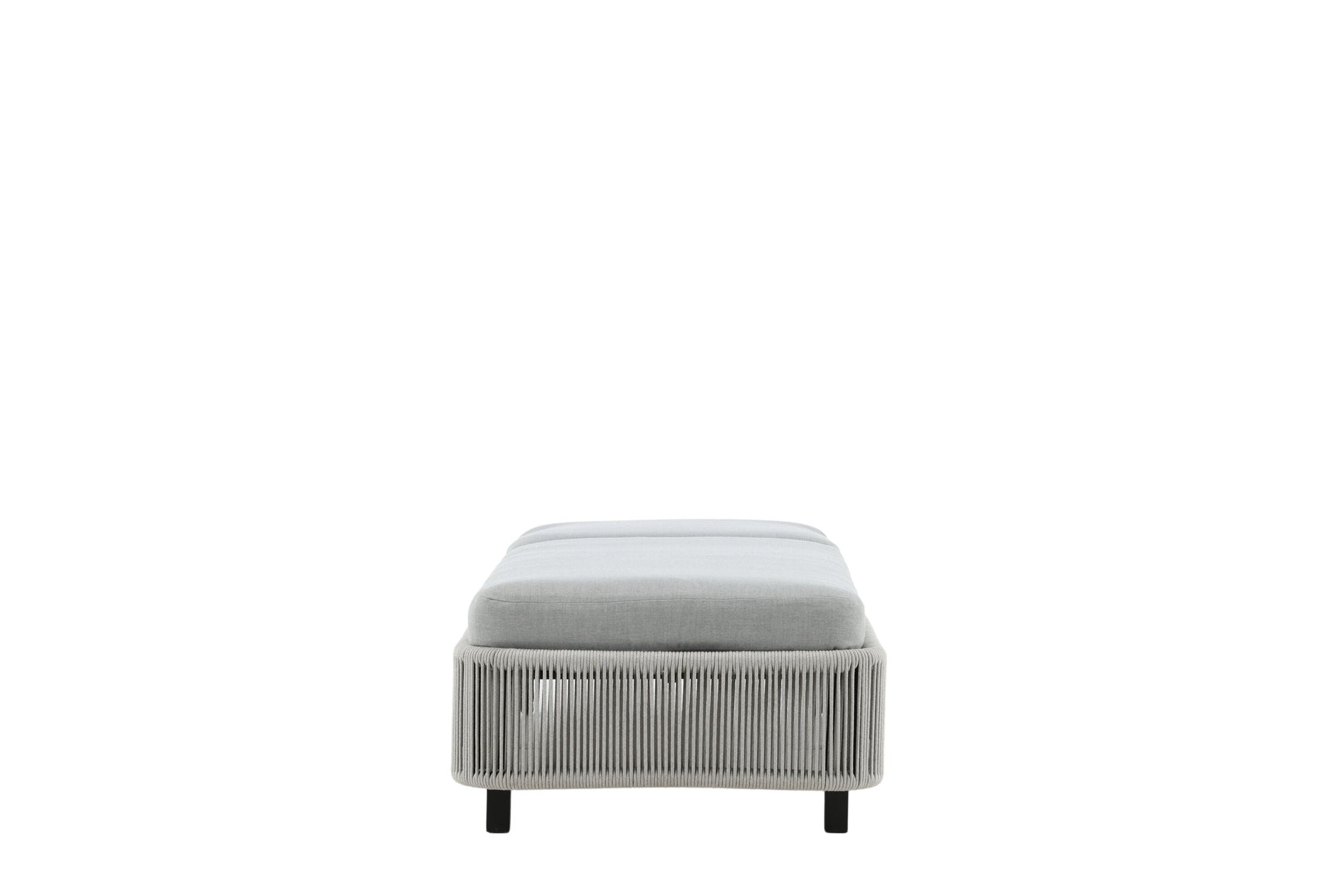 Venture Home Virya - Sun Lounge inc. Cushion- Black / Grey - Rope -