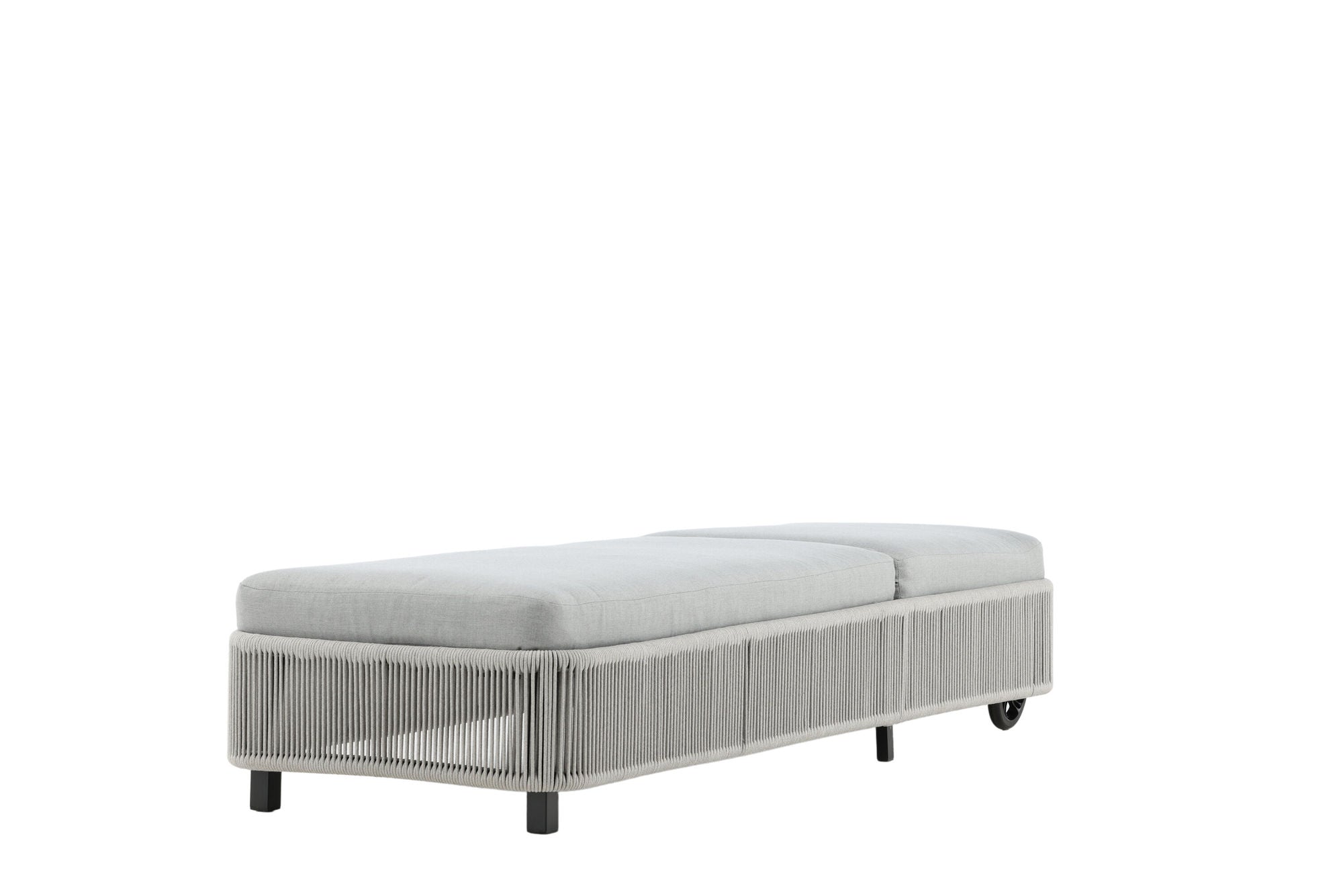 Venture Home Virya - Sun Lounge inc. Cushion- Black / Grey - Rope -