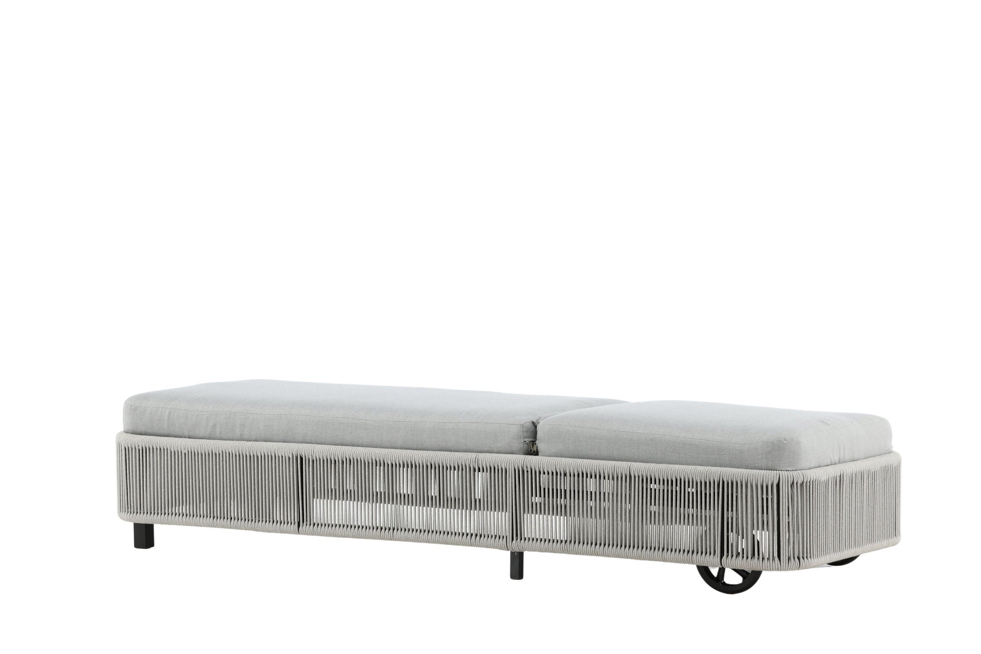 Venture Home Virya - Sun Lounge inc. Cushion- Black / Grey - Rope -